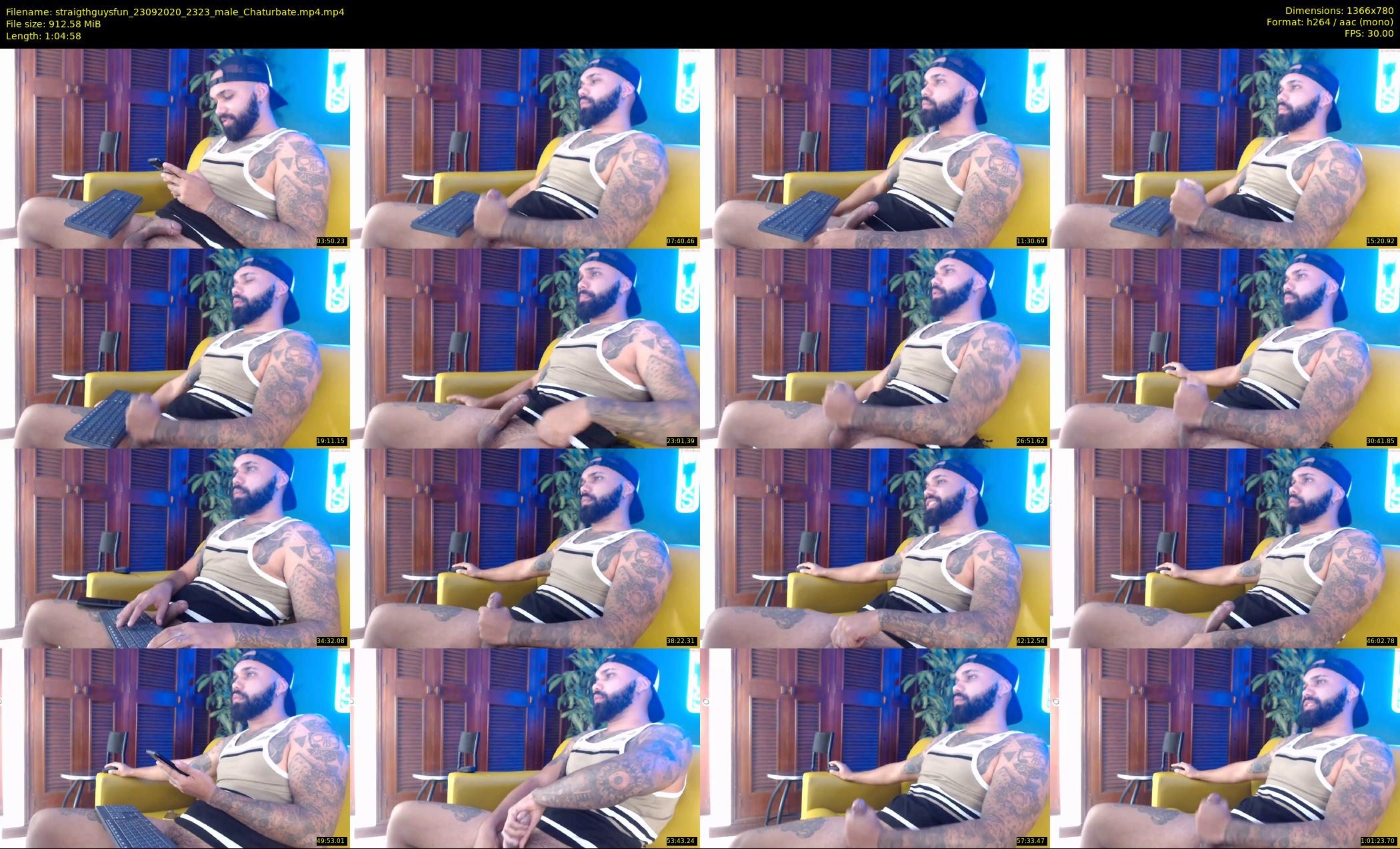 straigthguysfun — 65 minute Chaturbate male cam show recording, 720p, Sep 23, 2020