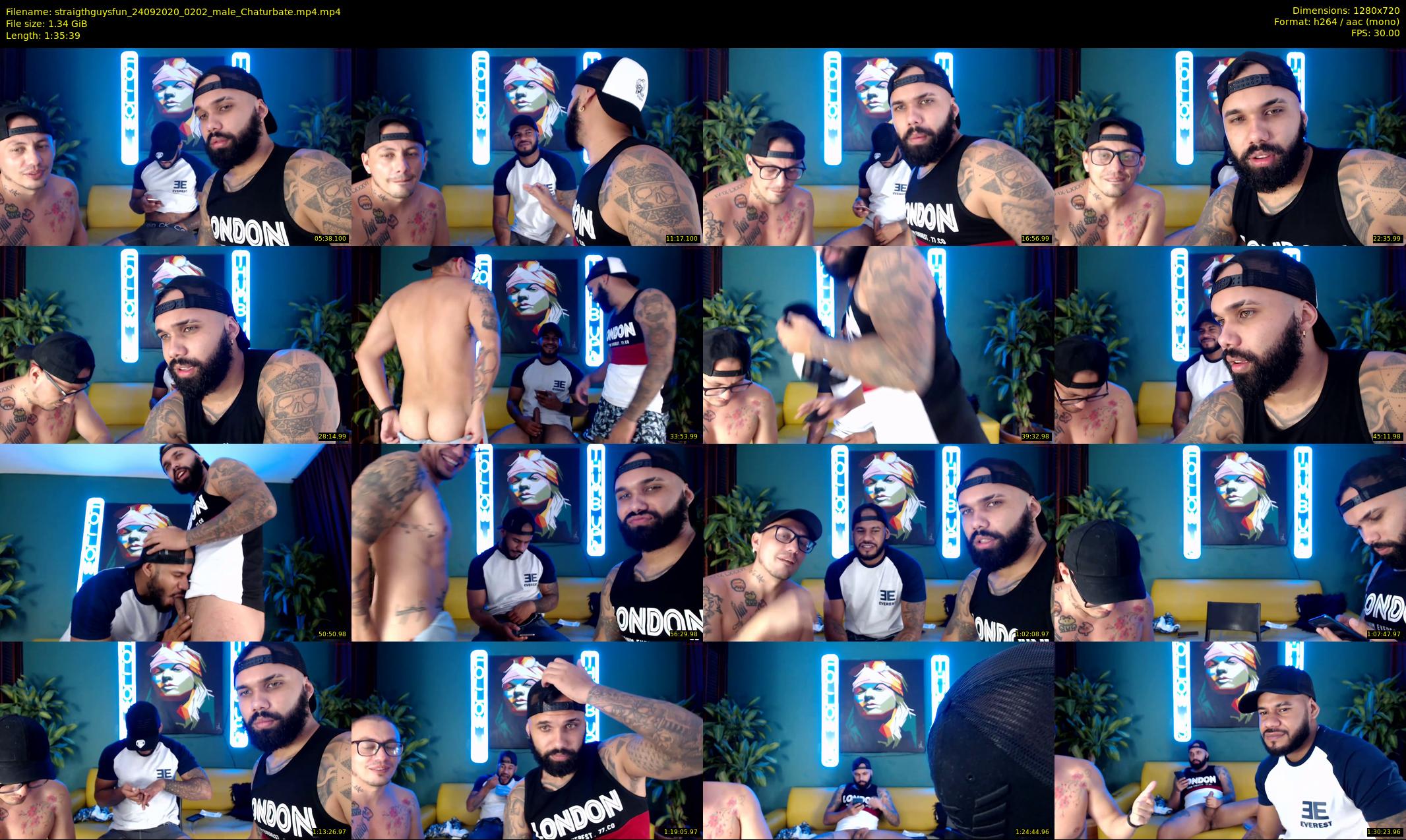 straigthguysfun — 96 minute Chaturbate male cam show recording, 720p, Sep 24, 2020