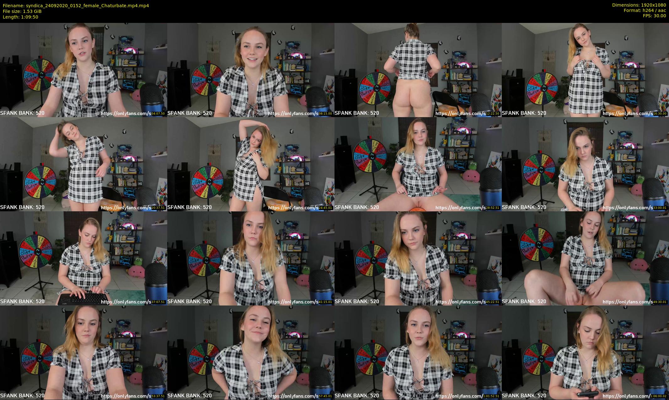 syndica — 70 minute Chaturbate female cam show recording, 1080p, Sep 24, 2020