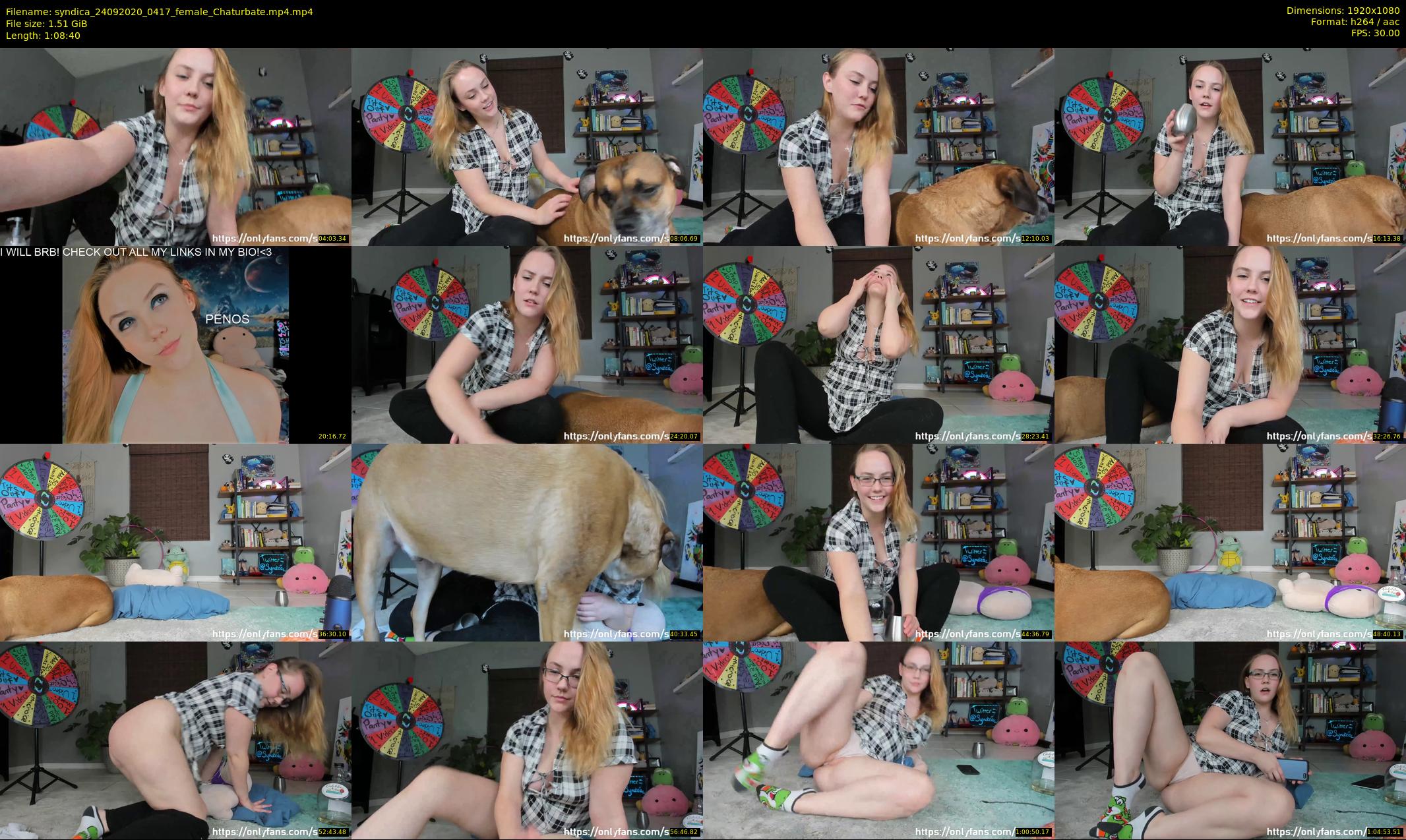 syndica — 69 minute Chaturbate female cam show recording, 1080p, Sep 24, 2020