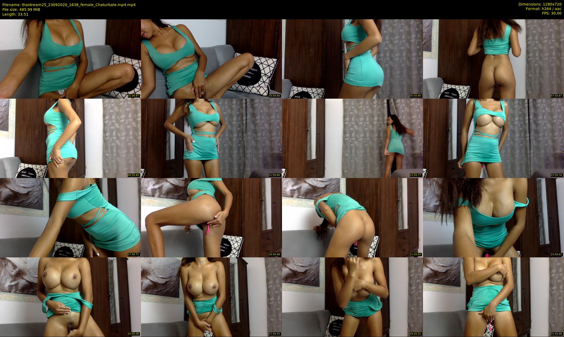 thaidream25 — 34 minute Chaturbate female cam show recording, 720p, Sep 23, 2020