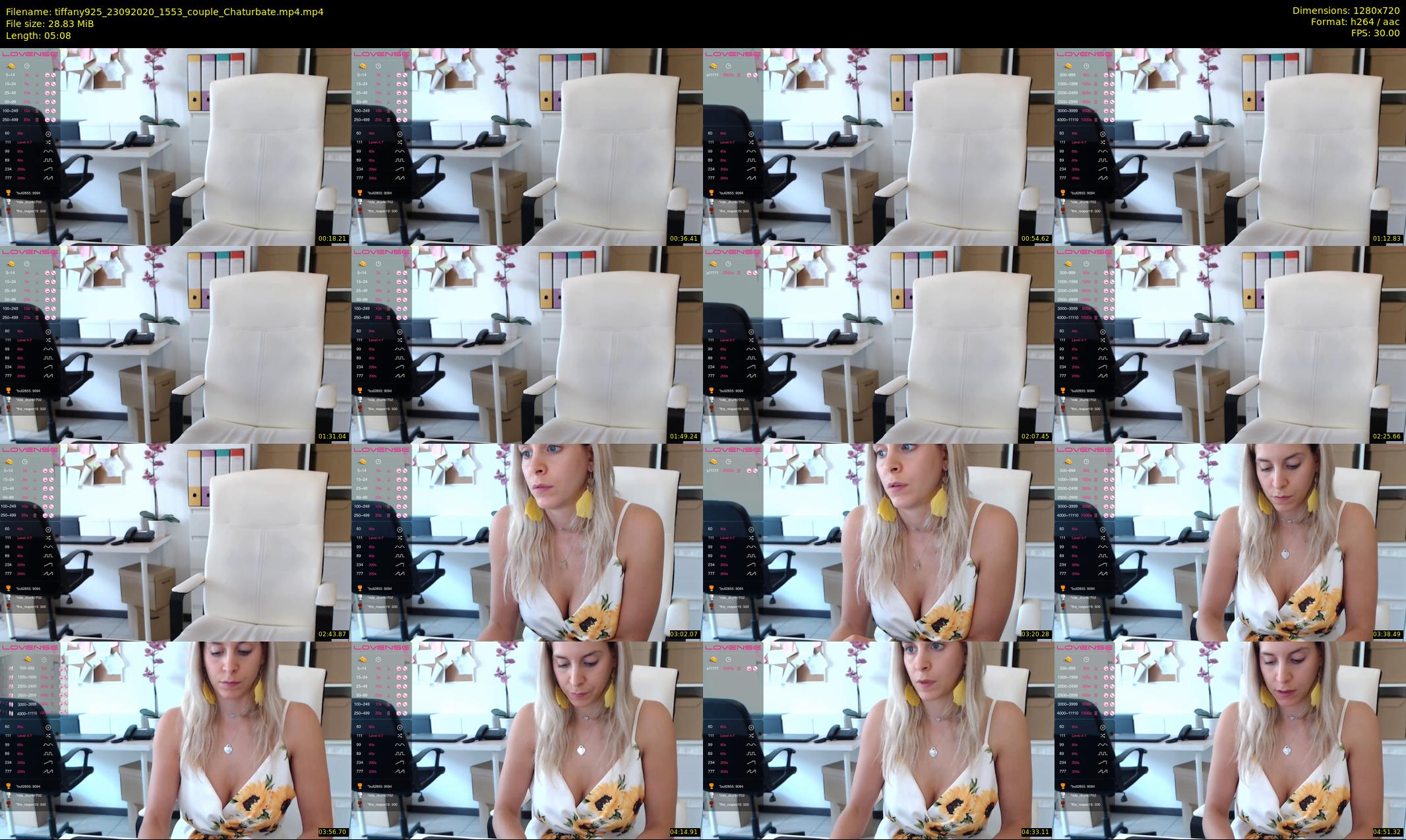 tiffany925 — 6 minute Chaturbate female cam show recording, 720p, Sep 23, 2020
