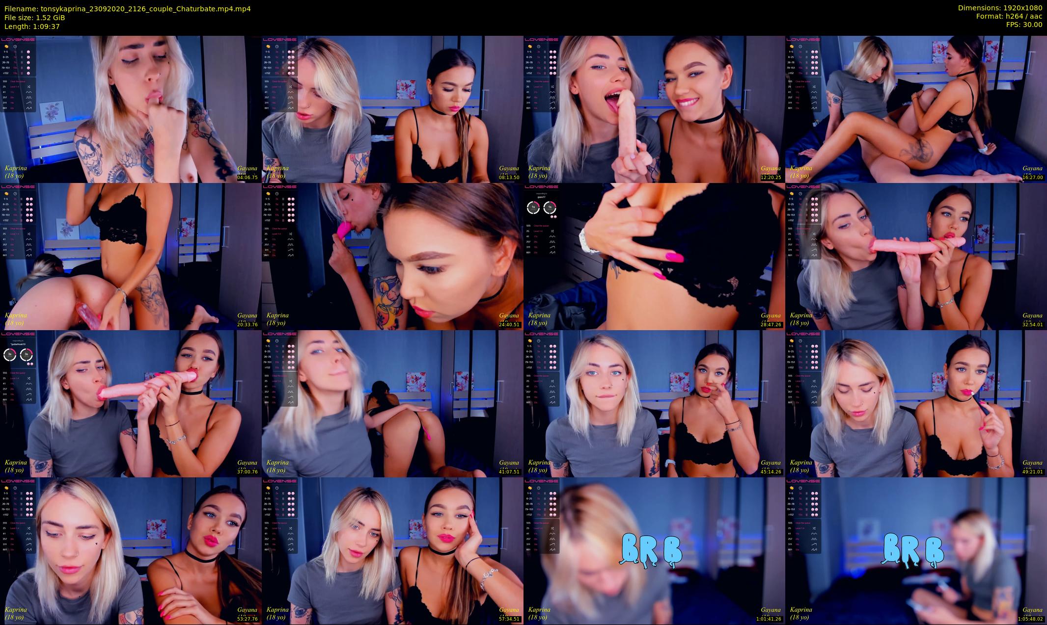 tonsykaprina — 70 minute Chaturbate couple cam show recording, 1080p, Sep 23, 2020