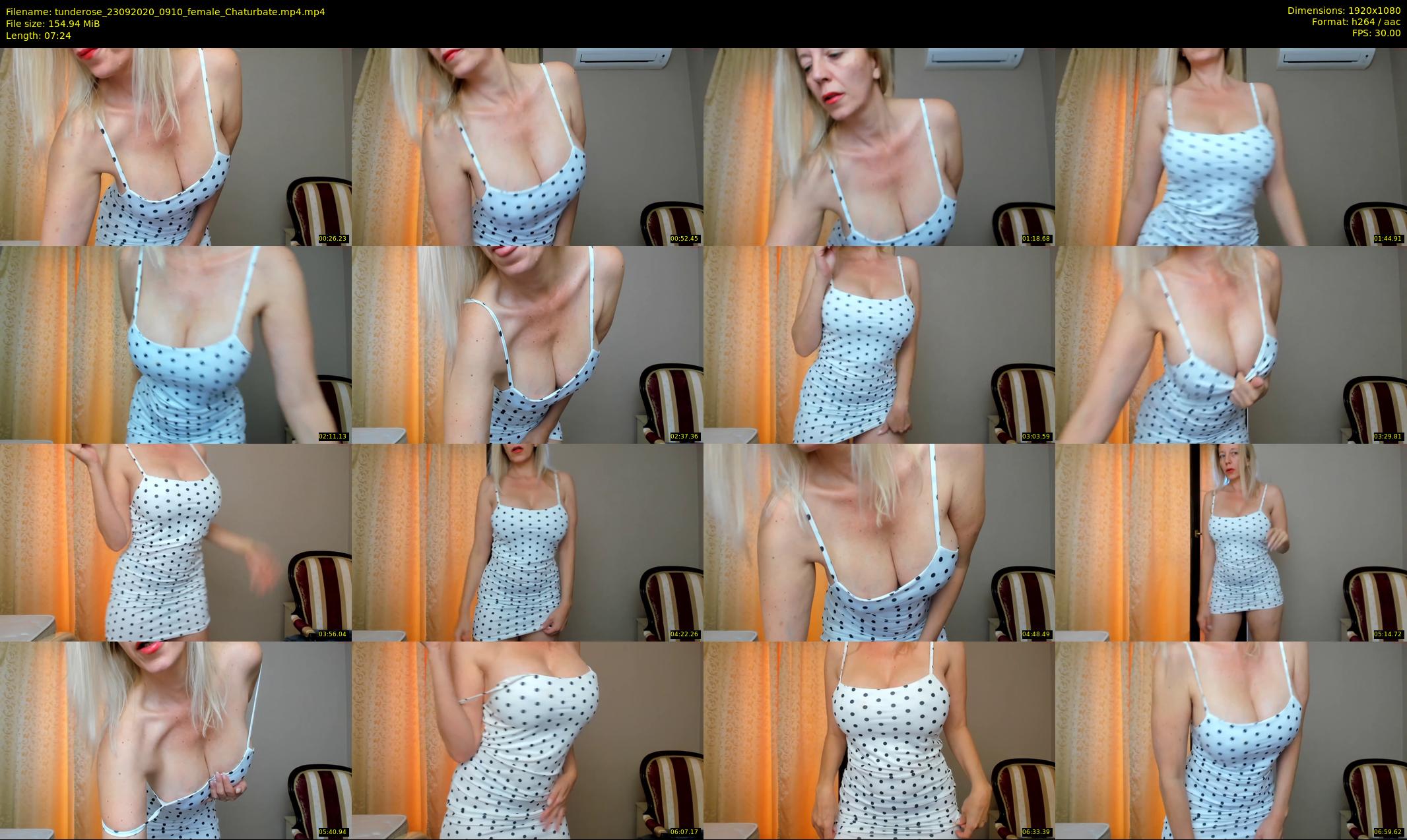 tunderose — 8 minute Chaturbate female cam show recording, 1080p, Sep 23, 2020