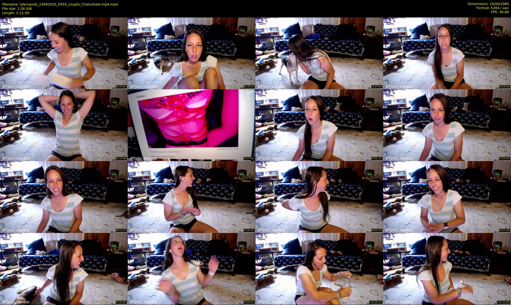 tylersands — 72 minute Chaturbate female cam show recording, 1080p, Sep 23, 2020