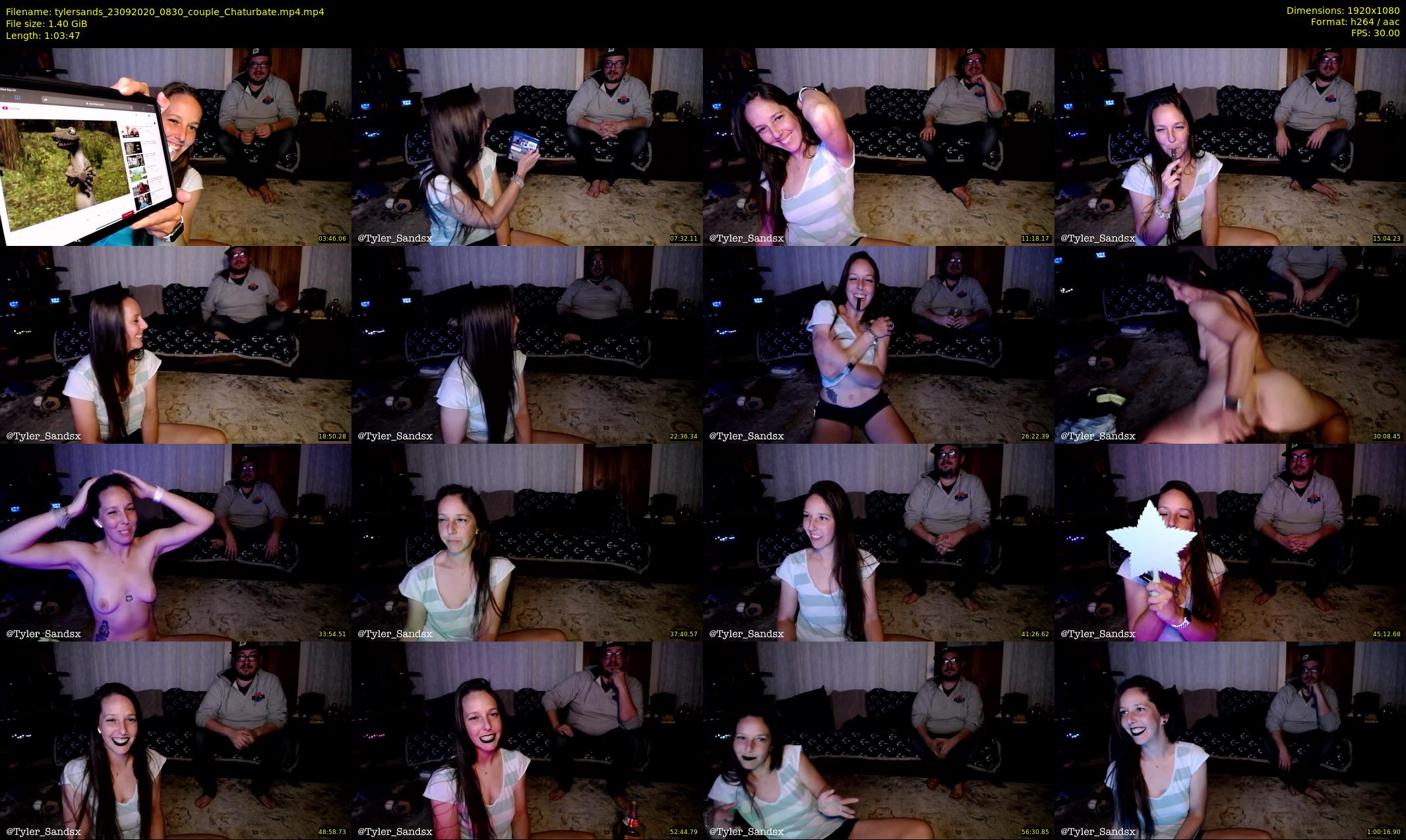 tylersands — 64 minute Chaturbate female cam show recording, 1080p, Sep 23, 2020
