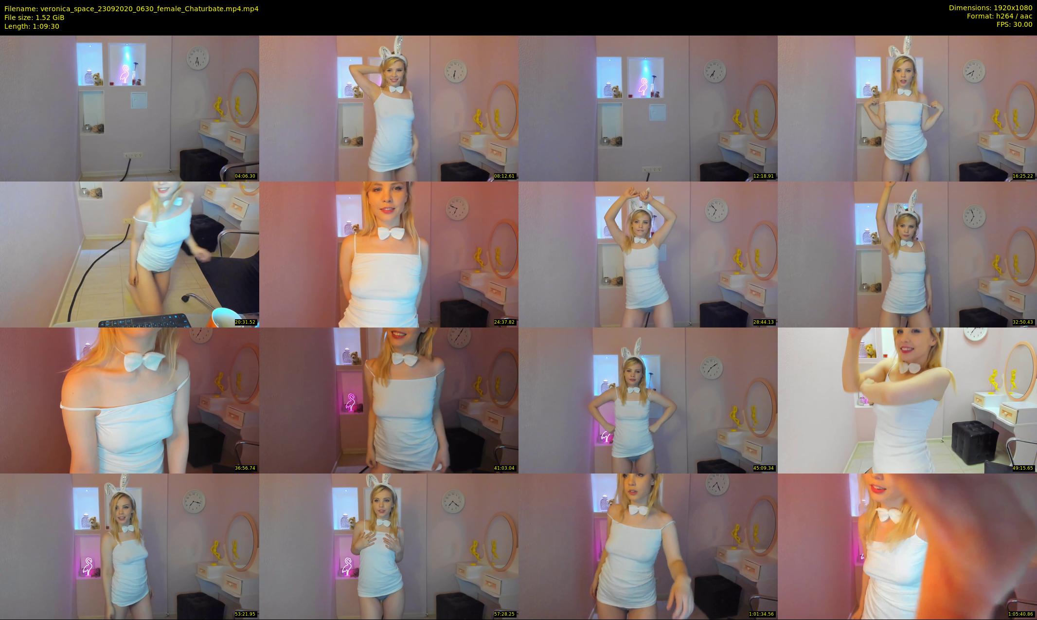 veronica_space — 70 minute Chaturbate female cam show recording, 1080p, Sep 23, 2020