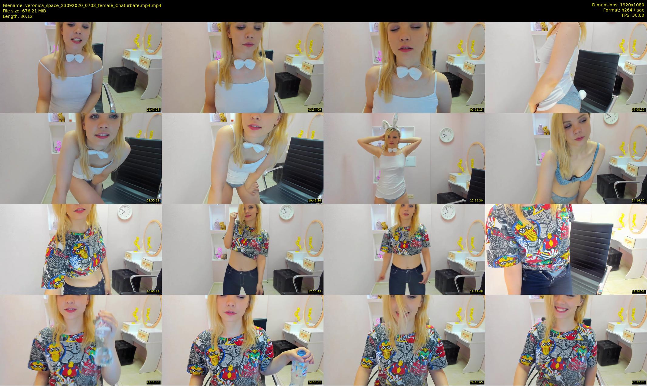 veronica_space — 31 minute Chaturbate female cam show recording, 1080p, Sep 23, 2020