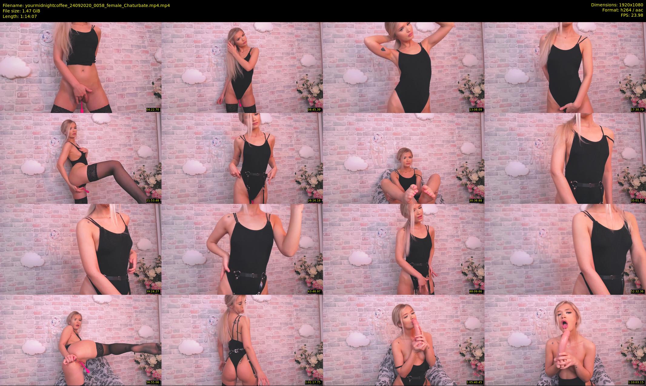 yourmidnightcoffee — 75 minute Chaturbate female cam show recording, 1080p, Sep 24, 2020