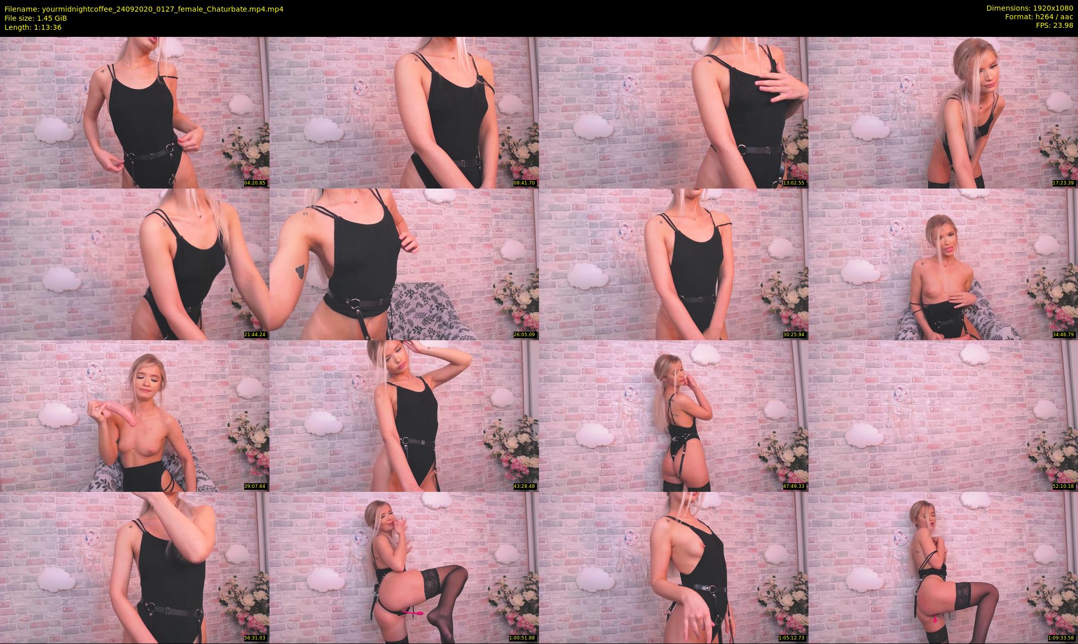 yourmidnightcoffee — 74 minute Chaturbate female cam show recording, 1080p, Sep 24, 2020