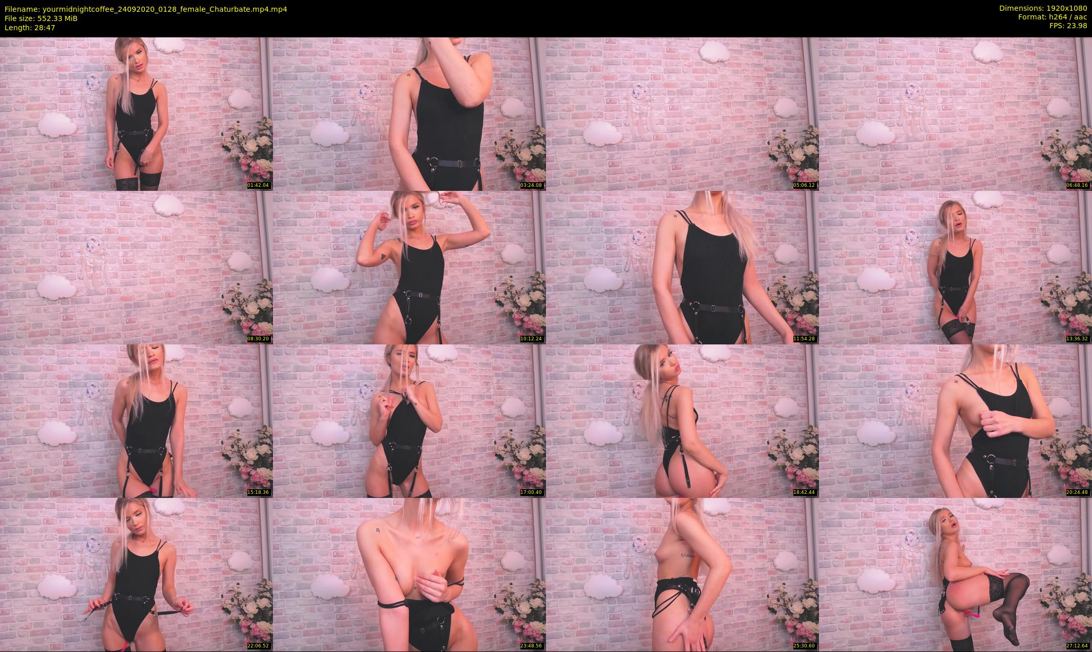 yourmidnightcoffee — 29 minute Chaturbate female cam show recording, 1080p, Sep 24, 2020