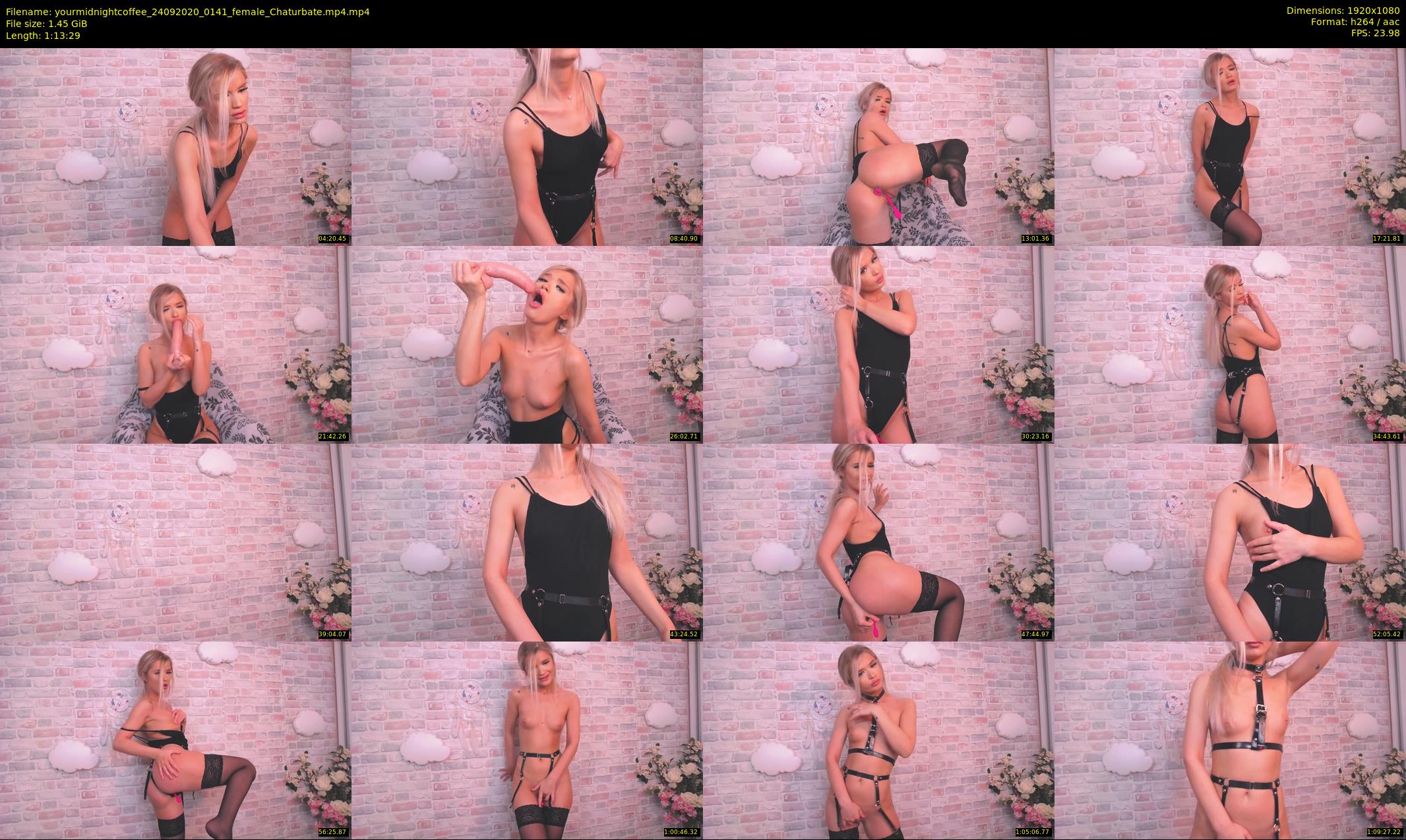 yourmidnightcoffee — 74 minute Chaturbate female cam show recording, 1080p, Sep 24, 2020