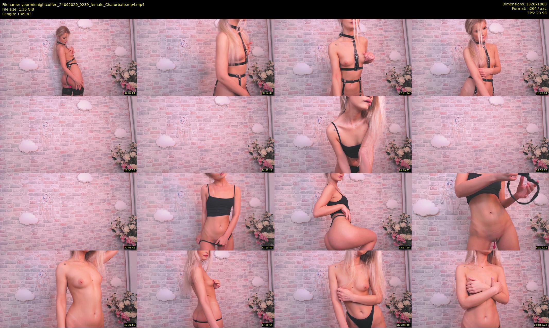 yourmidnightcoffee — 70 minute Chaturbate female cam show recording, 1080p, Sep 24, 2020