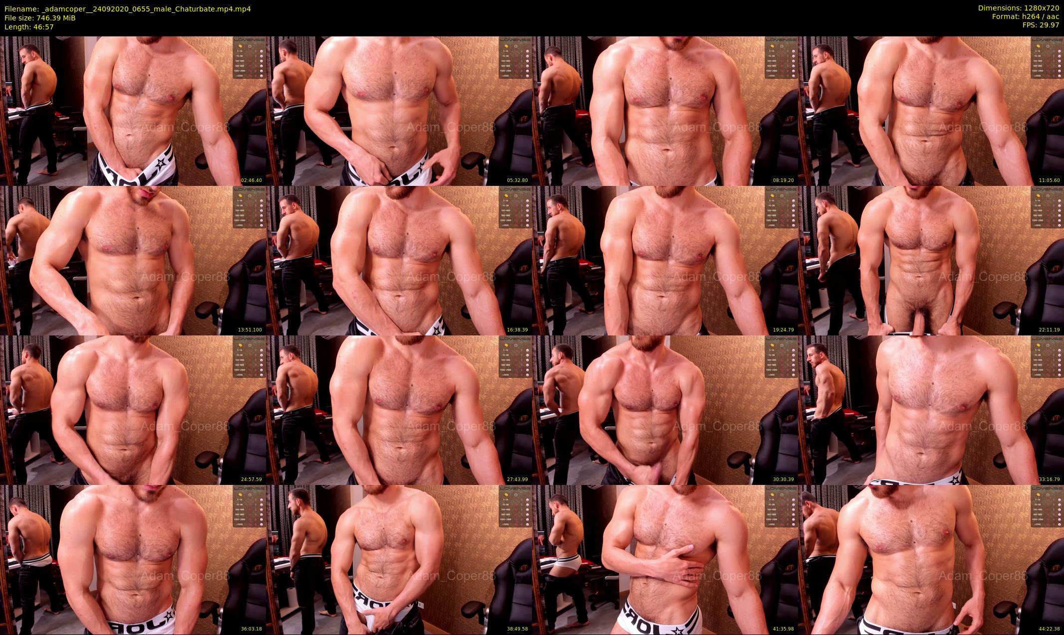 _adamcoper_ — 47 minute Chaturbate male cam show recording, 720p, Sep 24, 2020