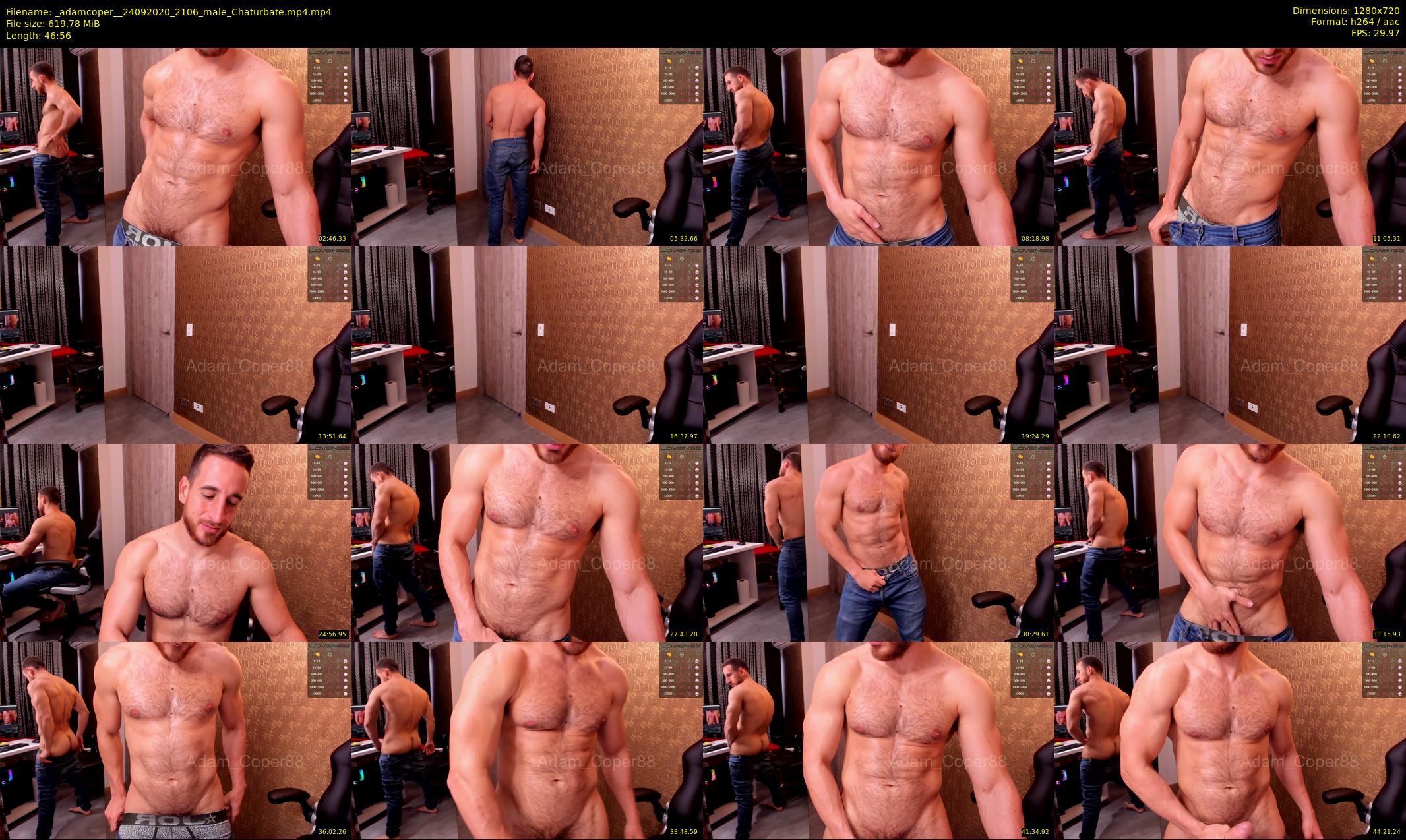 _adamcoper_ — 47 minute Chaturbate male cam show recording, 720p, Sep 24, 2020