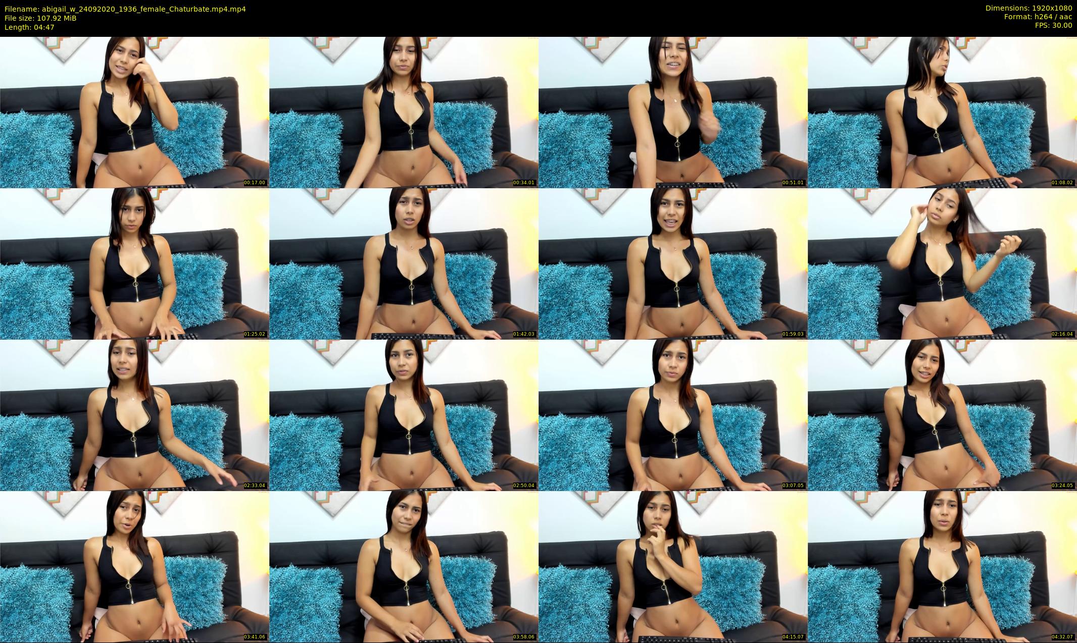 abigail_w — 5 minute Chaturbate female cam show recording, 1080p, Sep 24, 2020