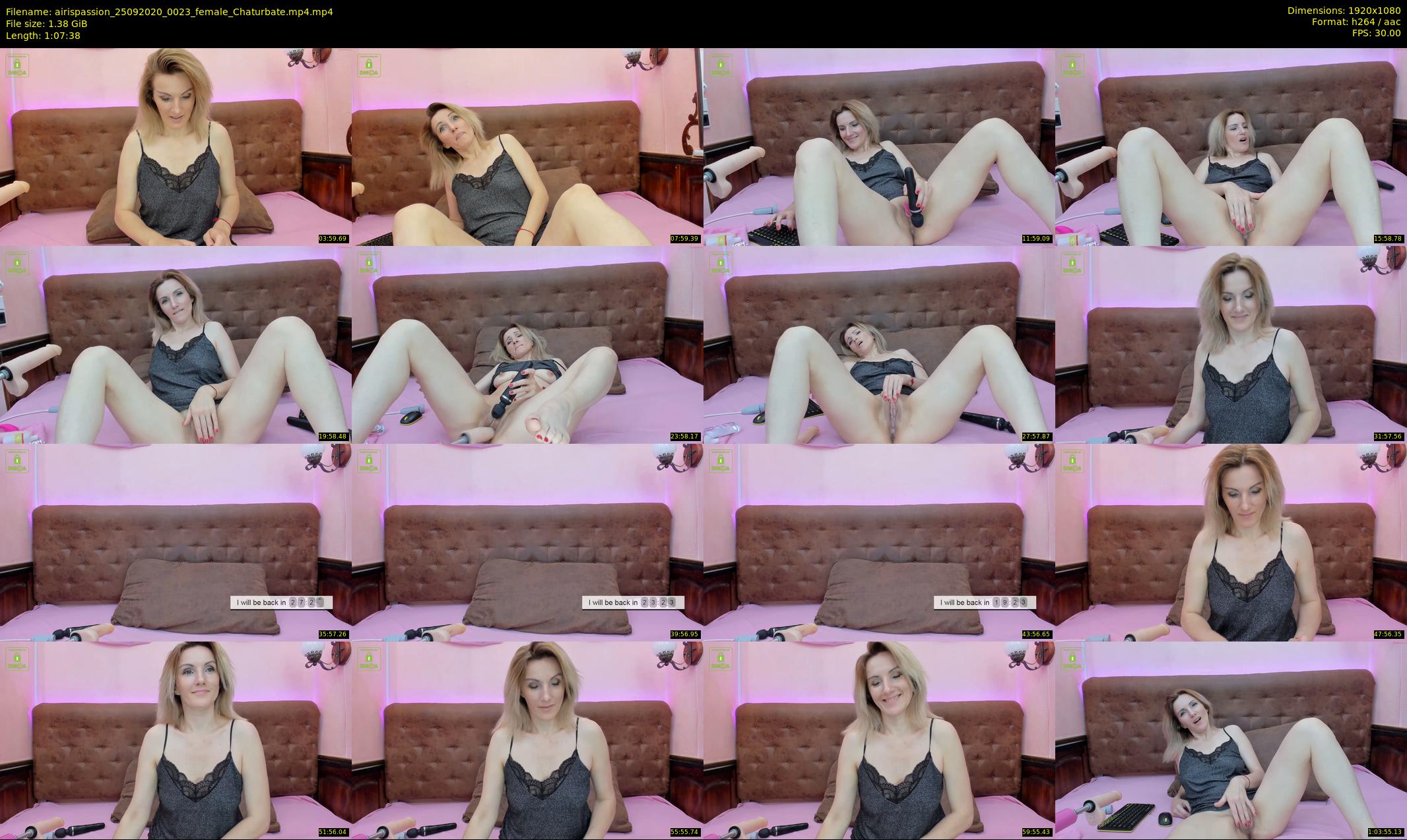 airispassion — 68 minute Chaturbate female cam show recording, 1080p, Sep 25, 2020