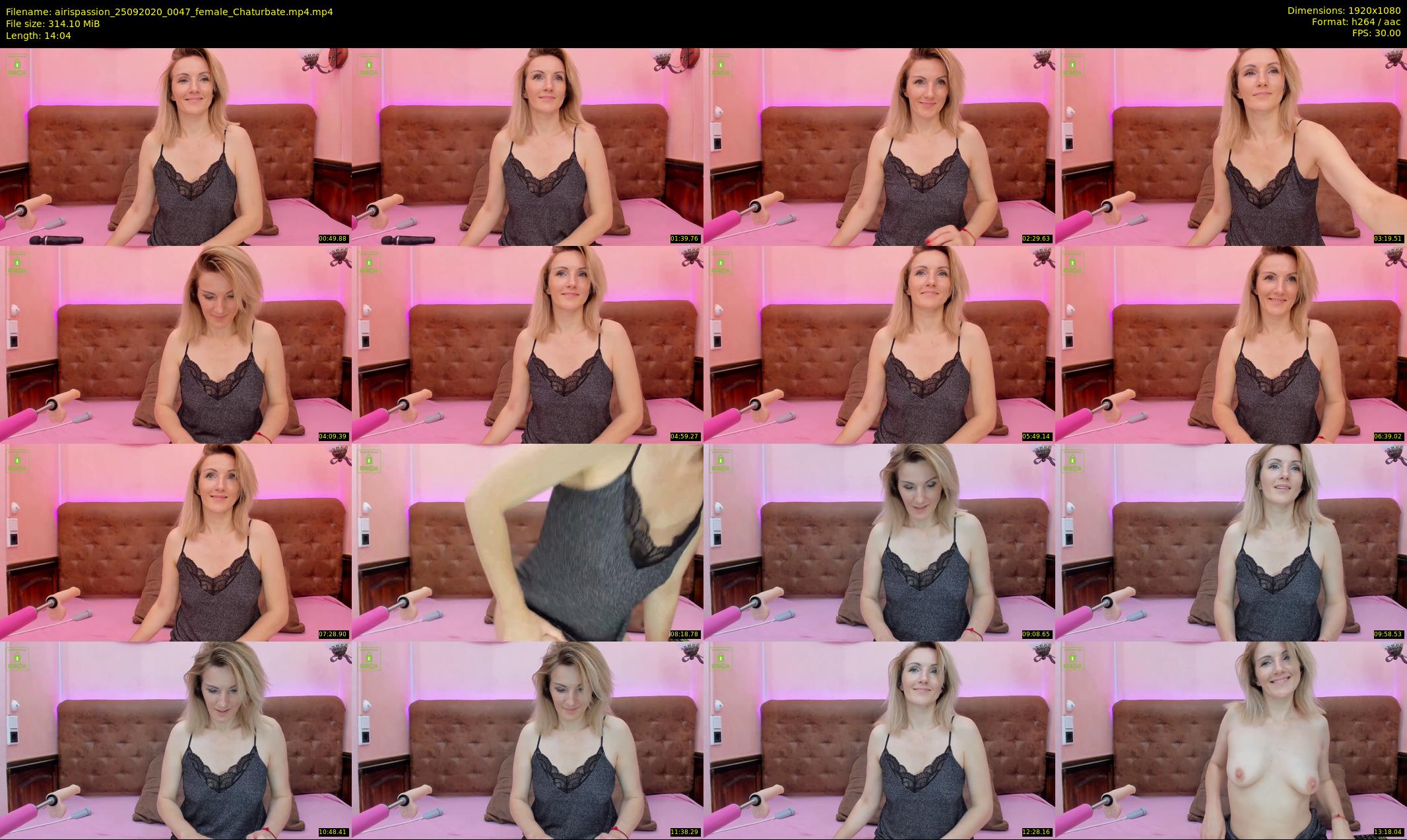 airispassion — 15 minute Chaturbate female cam show recording, 1080p, Sep 25, 2020