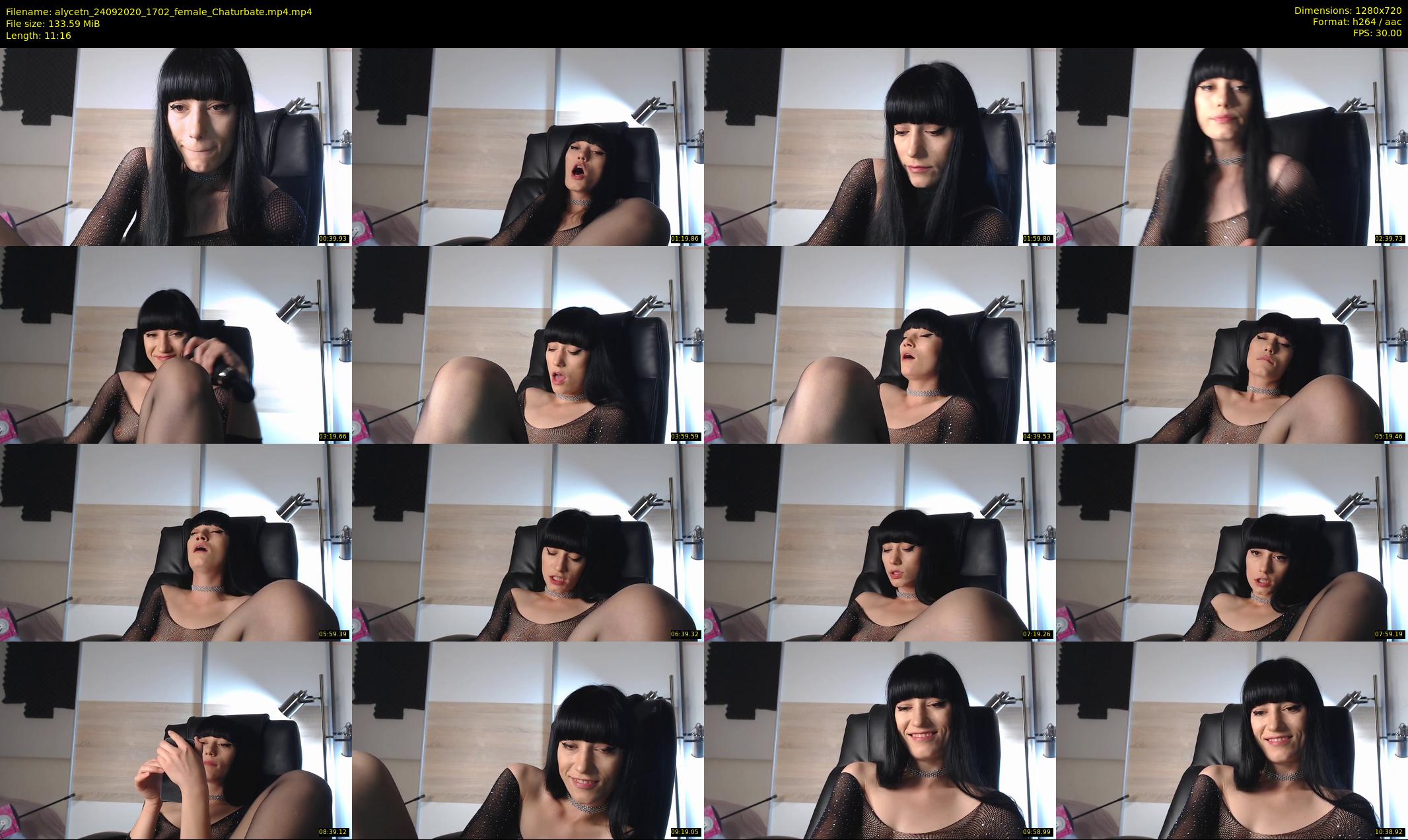 alycetn — 12 minute Chaturbate female cam show recording, 720p, Sep 24, 2020