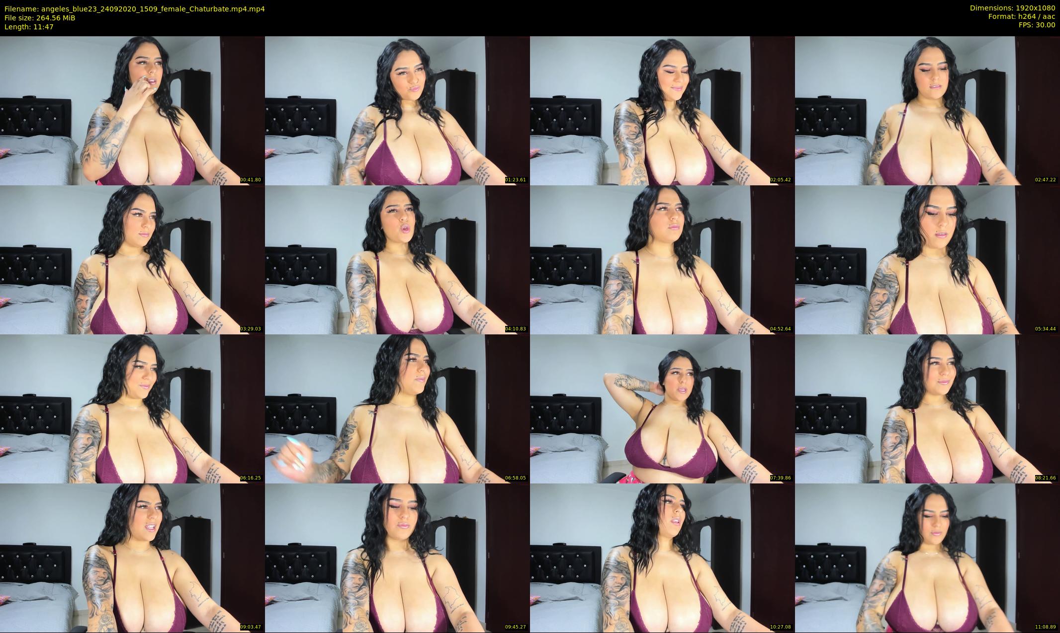 angeles_blue23 — 12 minute Chaturbate female cam show recording, 1080p, Sep 24, 2020