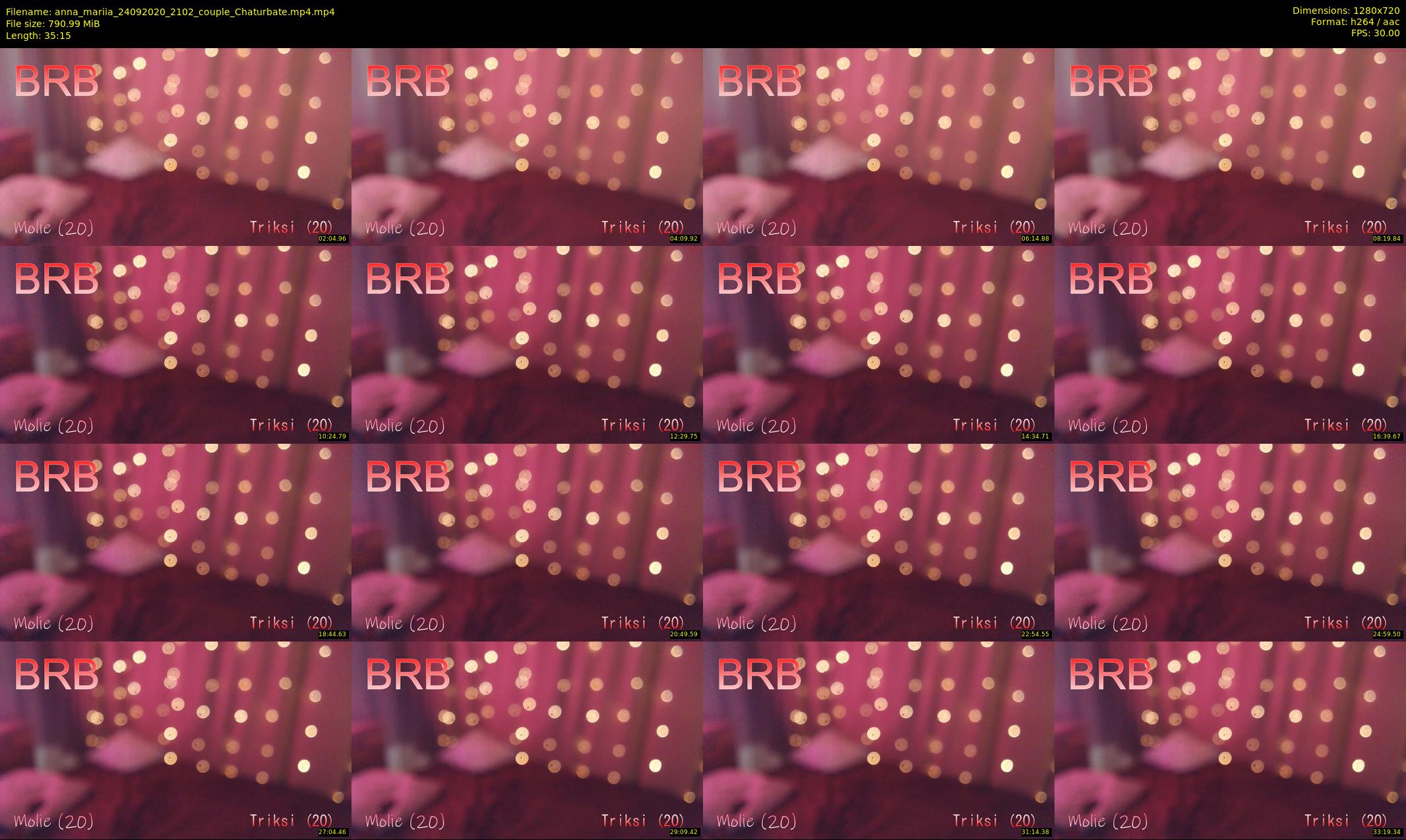 anna_mariia — 36 minute Chaturbate couple cam show recording, 720p, Sep 24, 2020