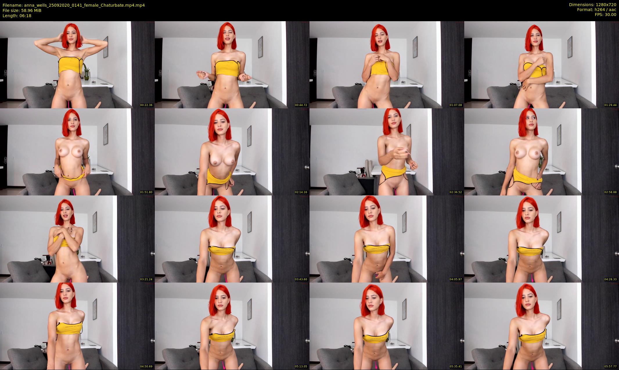 anna_wells — 7 minute Chaturbate female cam show recording, 720p, Sep 25, 2020