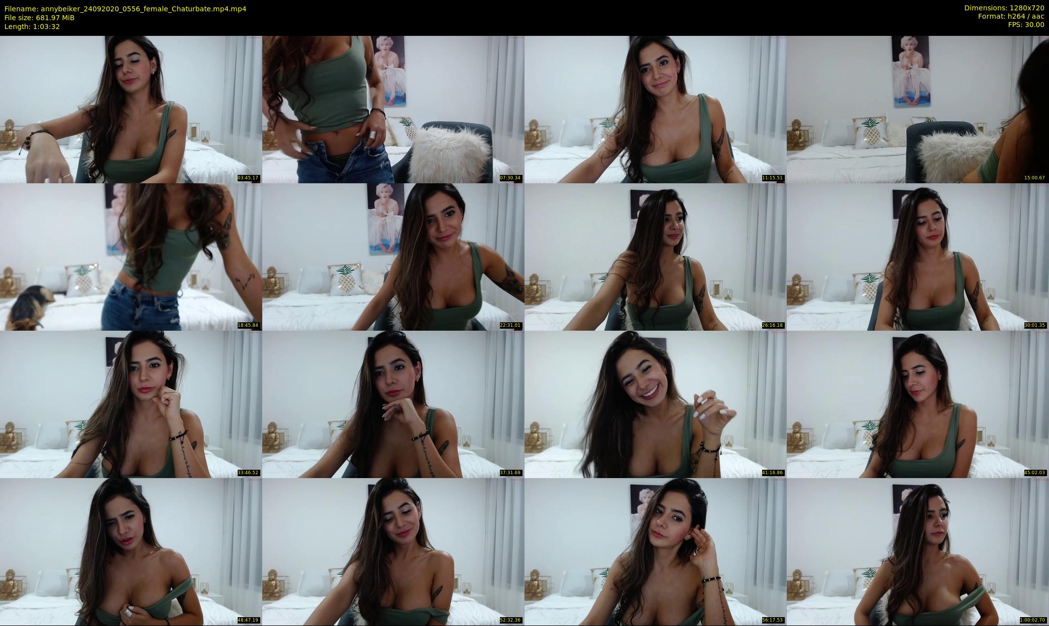 annybeiker — 64 minute Chaturbate female cam show recording, 720p, Sep 24, 2020