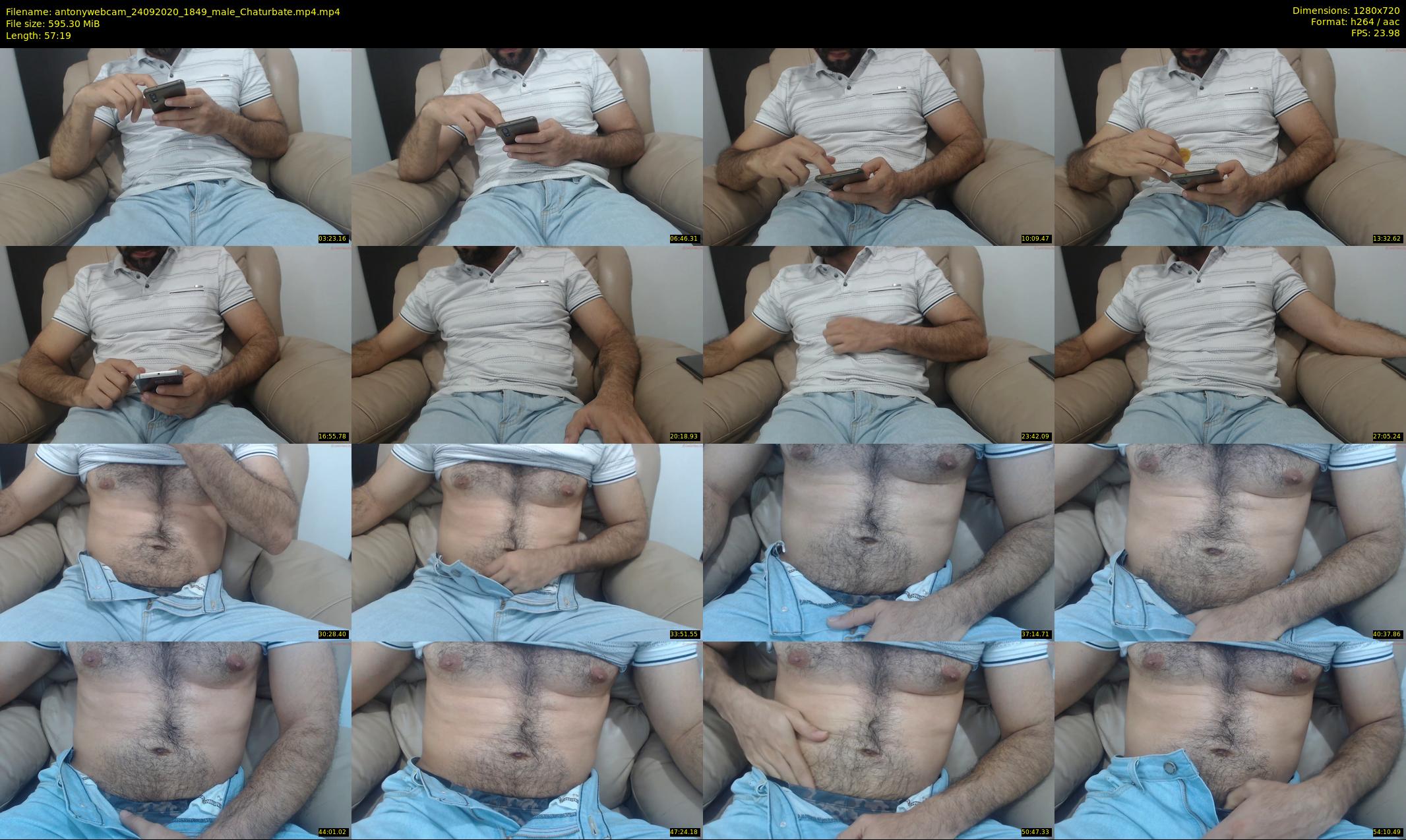 antonywebcam — 58 minute Chaturbate male cam show recording, 720p, Sep 24, 2020