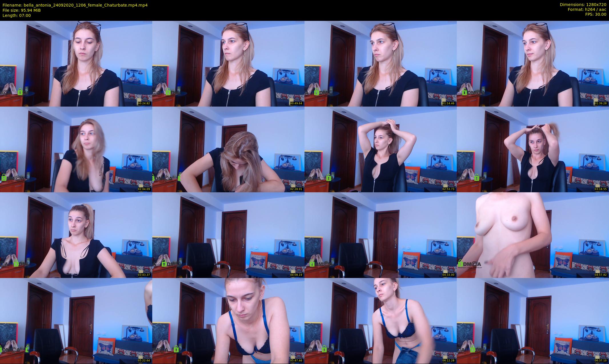 bella_antonia — 7 minute Chaturbate female cam show recording, 720p, Sep 24, 2020