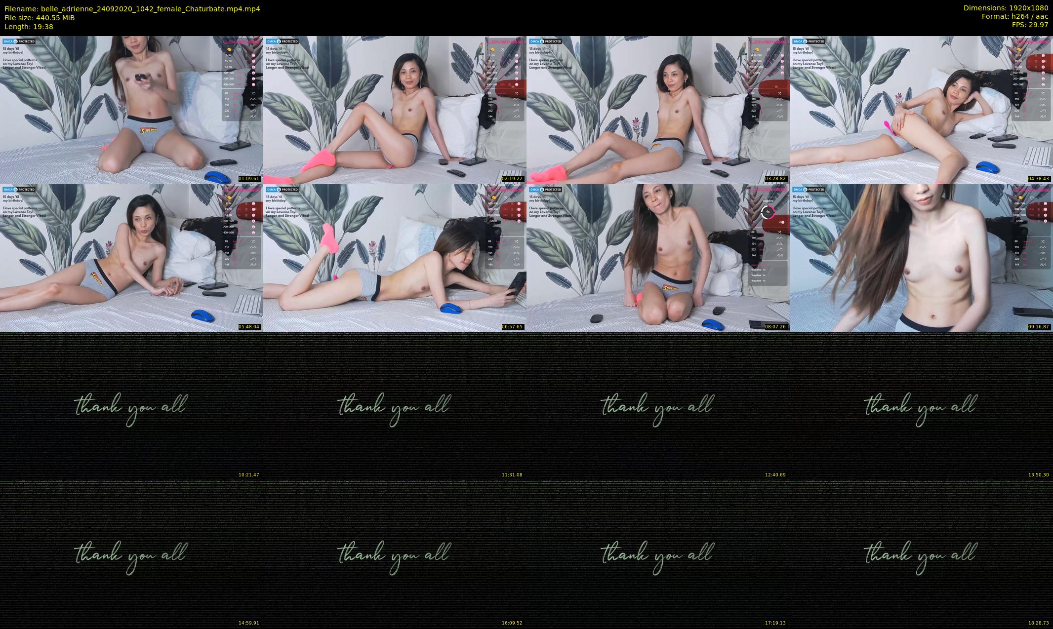 belle_adrienne — 20 minute Chaturbate couple cam show recording, 1080p, Sep 24, 2020