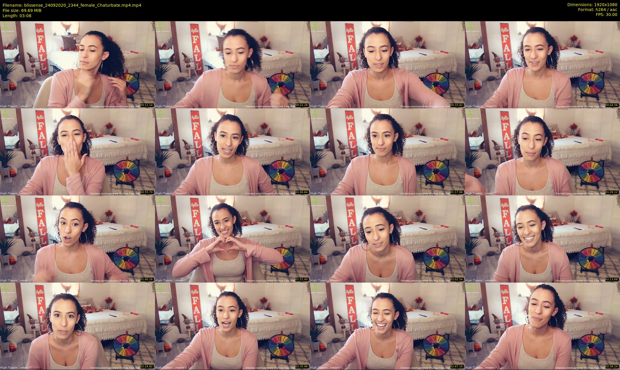 blissense — 4 minute Chaturbate female cam show recording, 1080p, Sep 24, 2020