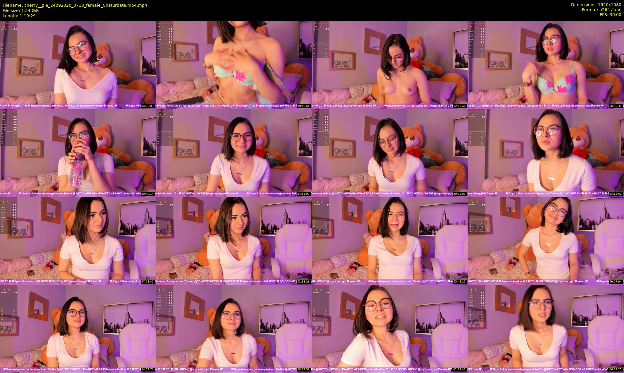 cherry__pie — 71 minute Chaturbate female cam show recording, 1080p, Sep 24, 2020