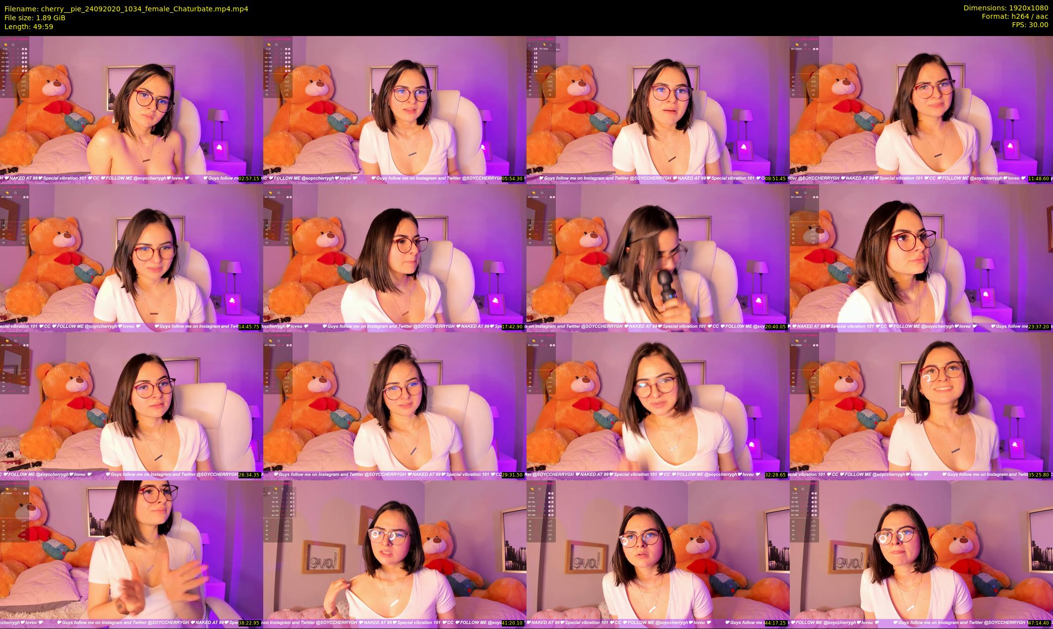 cherry__pie — 50 minute Chaturbate female cam show recording, 1080p, Sep 24, 2020