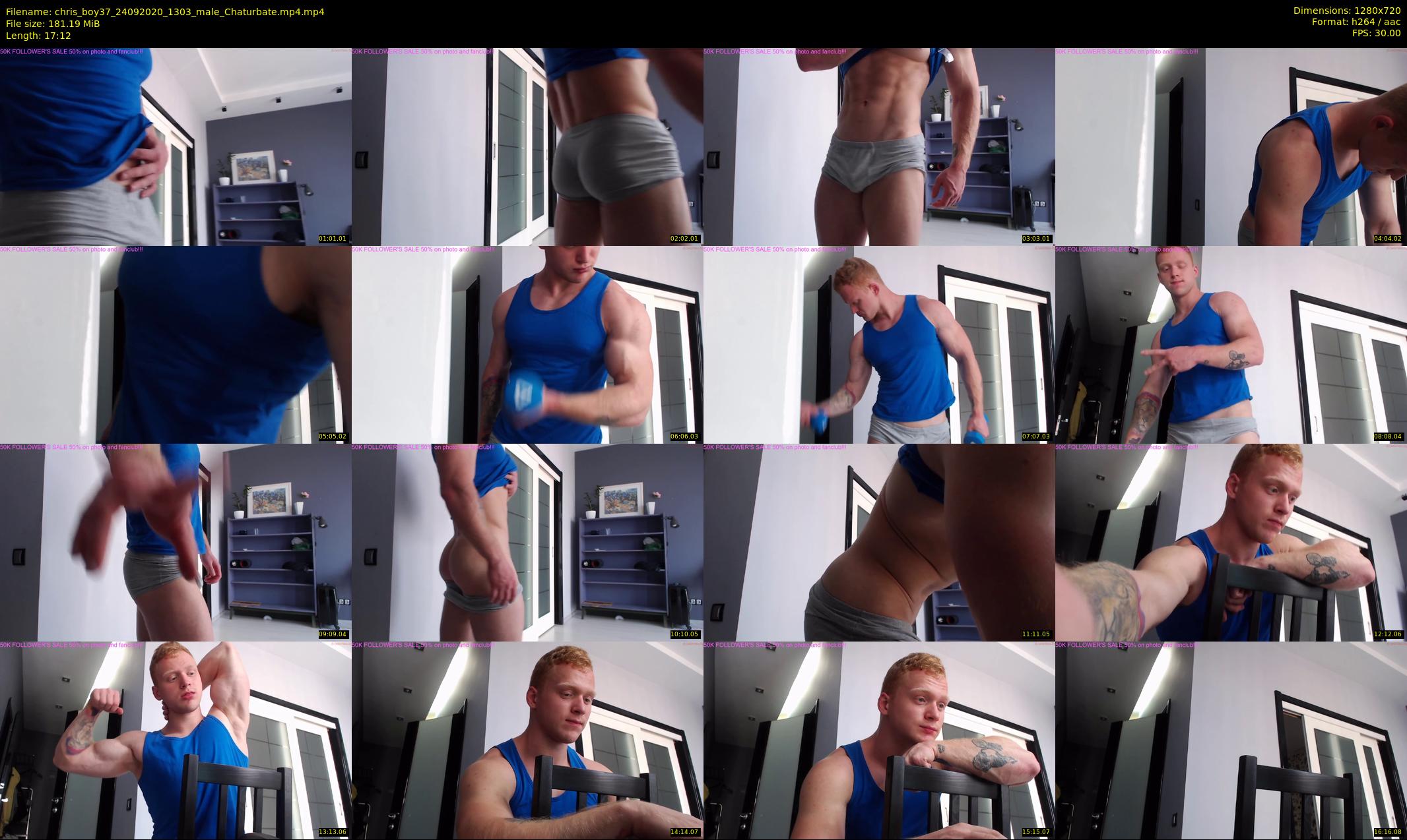 chris_boy37 — 18 minute Chaturbate male cam show recording, 720p, Sep 24, 2020
