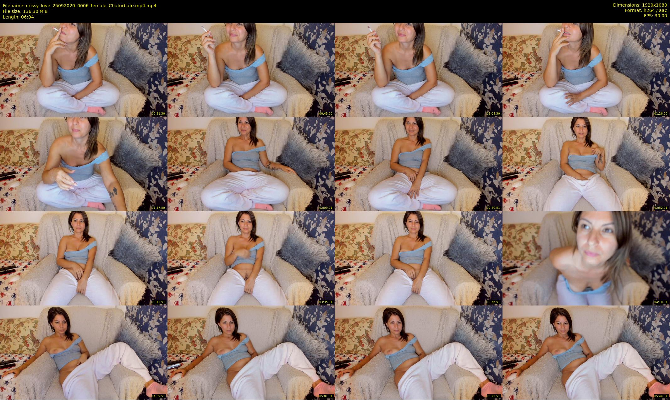 crissy_love — 7 minute Chaturbate female cam show recording, 1080p, Sep 25, 2020