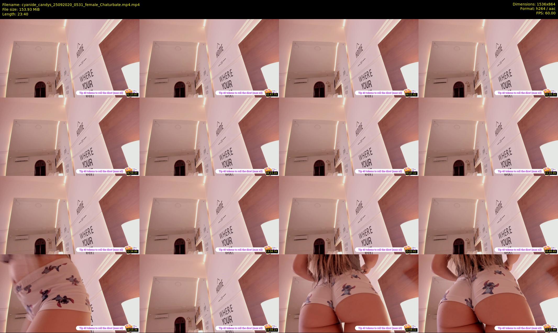 cyanide_candys — 24 minute Chaturbate female cam show recording, 720p, Sep 25, 2020