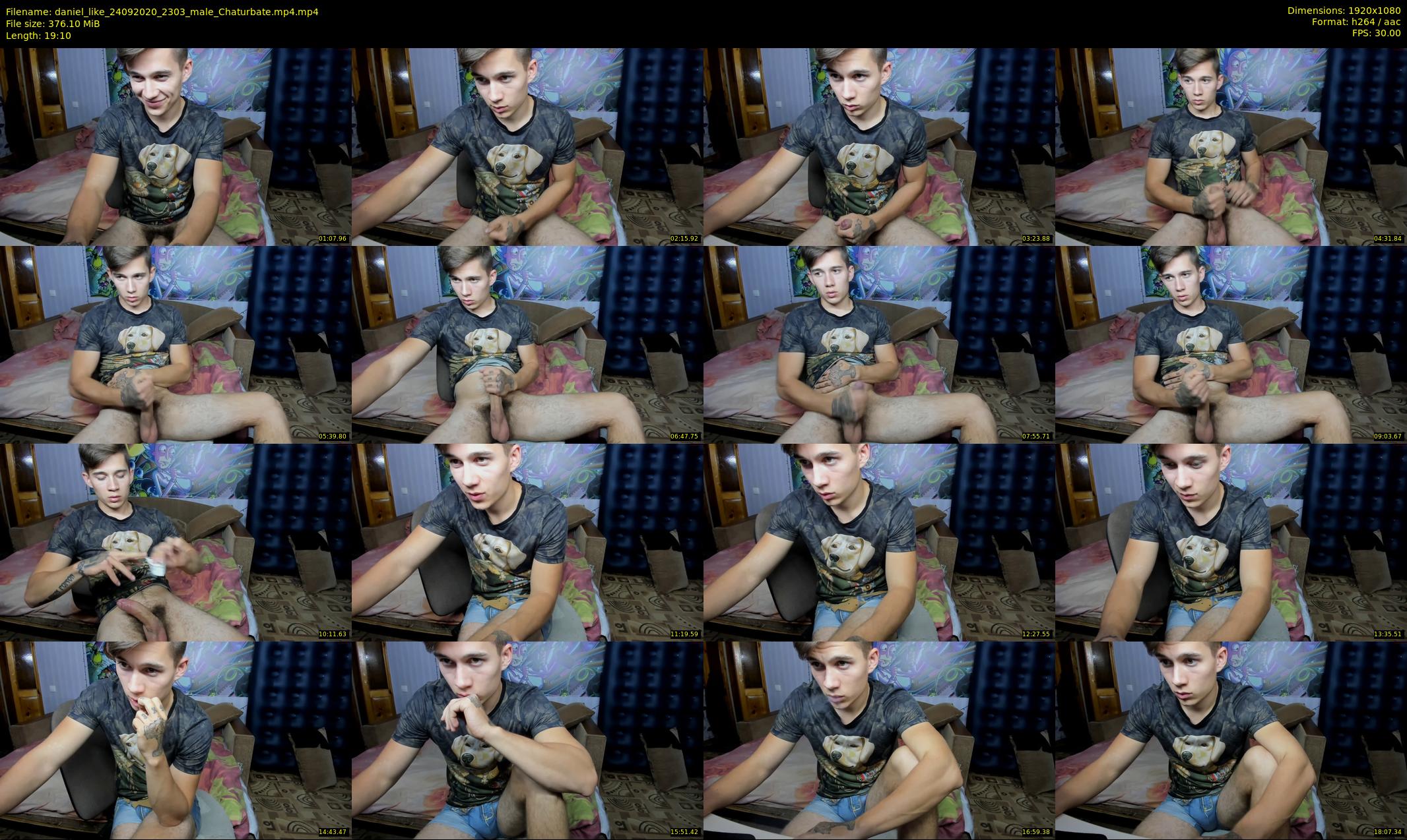 daniel_like — 20 minute Chaturbate male cam show recording, 1080p, Sep 24, 2020