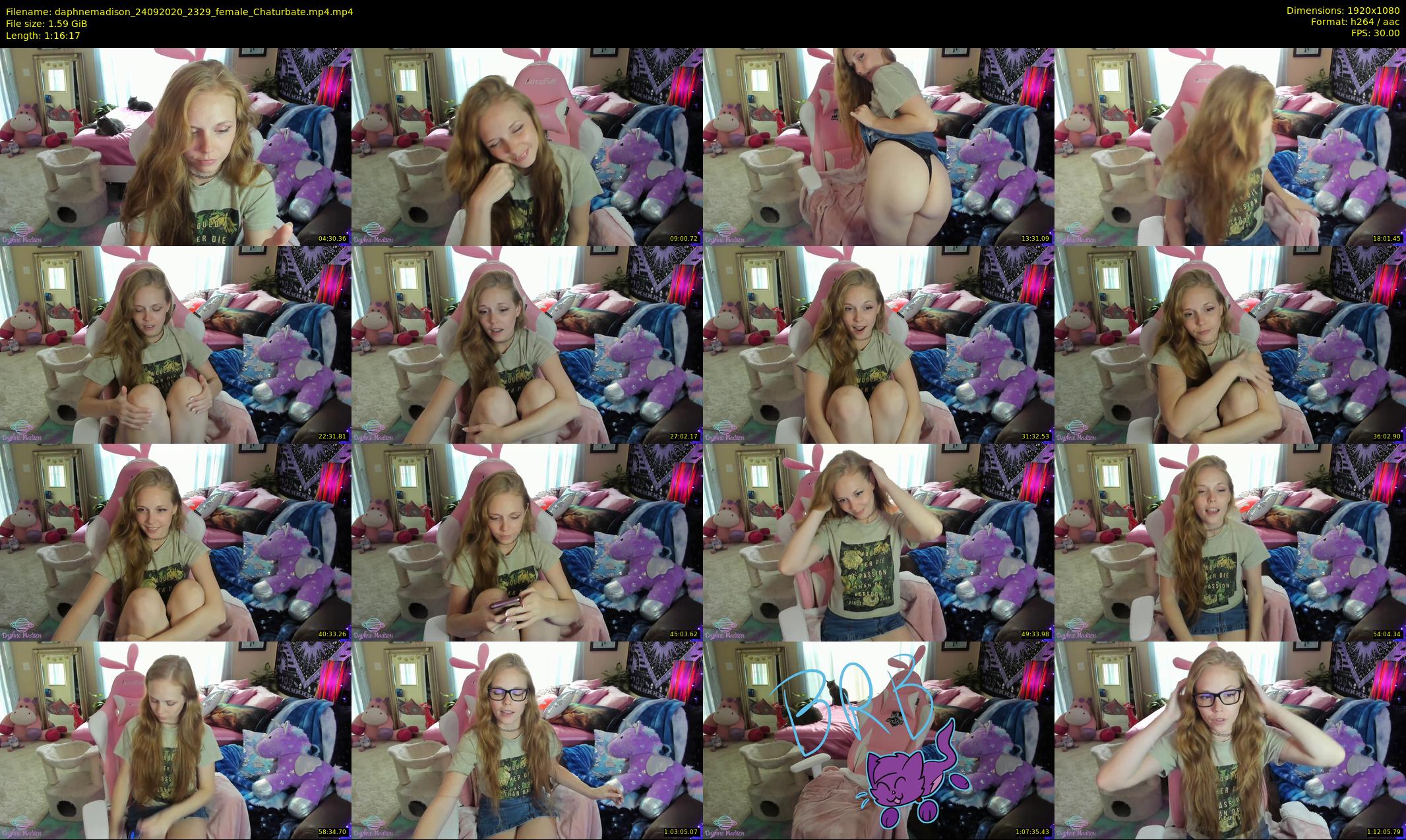 daphnemadison — 77 minute Chaturbate couple cam show recording, 1080p, Sep 24, 2020