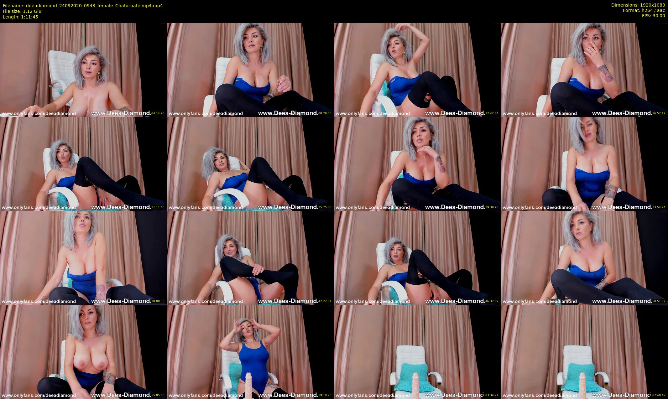 deeadiamond — 72 minute Chaturbate female cam show recording, 1080p, Sep 24, 2020