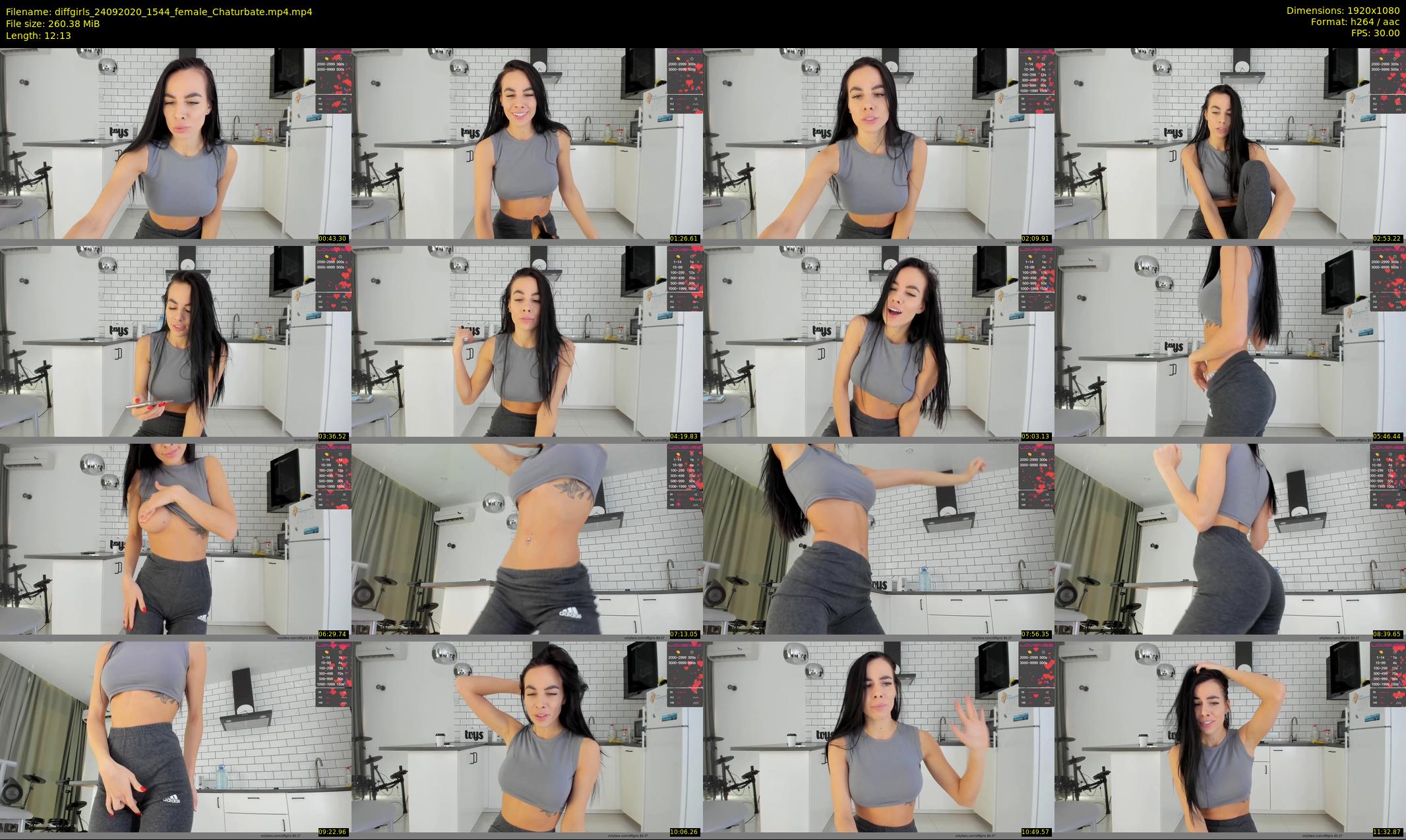 diffgirls — 13 minute Chaturbate female cam show recording, 1080p, Sep 24, 2020
