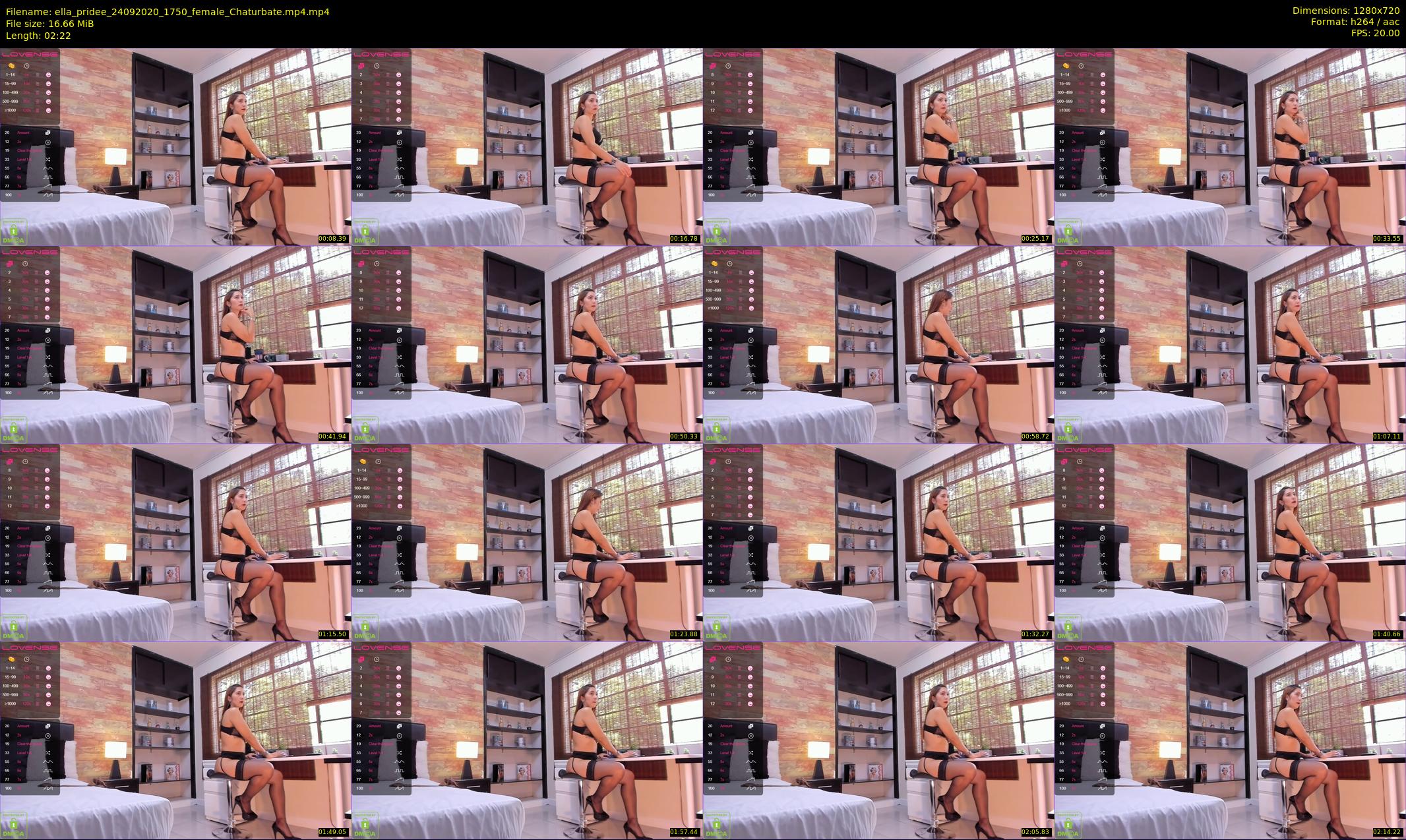 ella_pridee — 3 minute Chaturbate female cam show recording, 720p, Sep 24, 2020