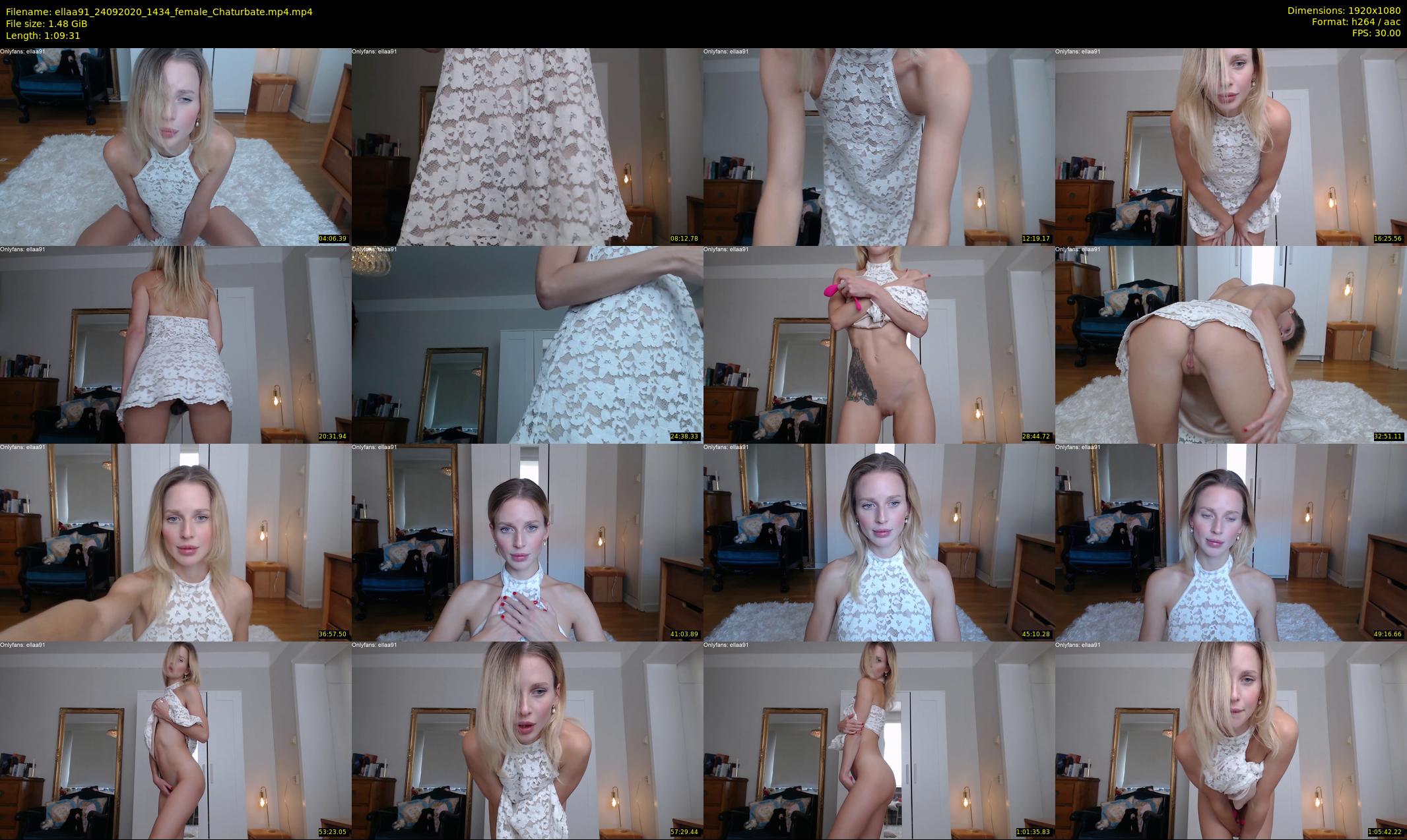 ellaa91 — 70 minute Chaturbate female cam show recording, 1080p, Sep 24, 2020