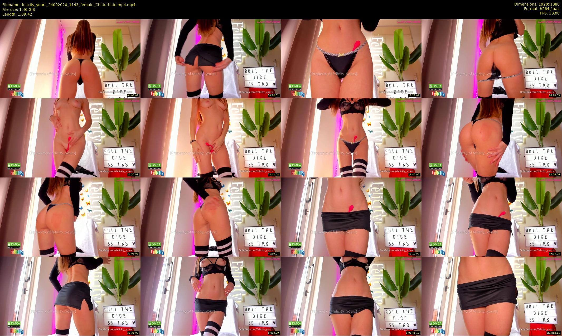 felicity_yours — 70 minute Chaturbate female cam show recording, 1080p, Sep 24, 2020