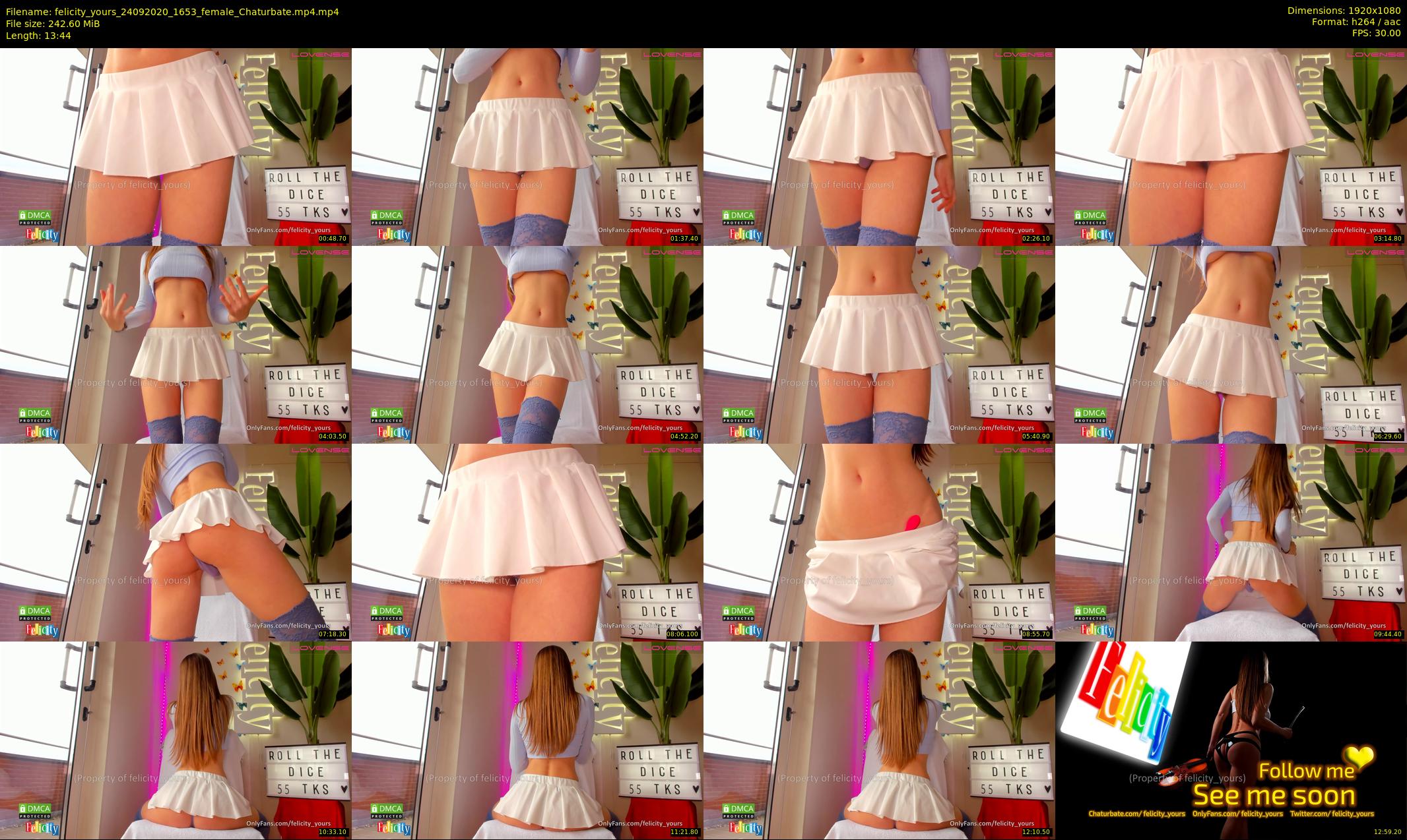 felicity_yours — 14 minute Chaturbate female cam show recording, 1080p, Sep 24, 2020