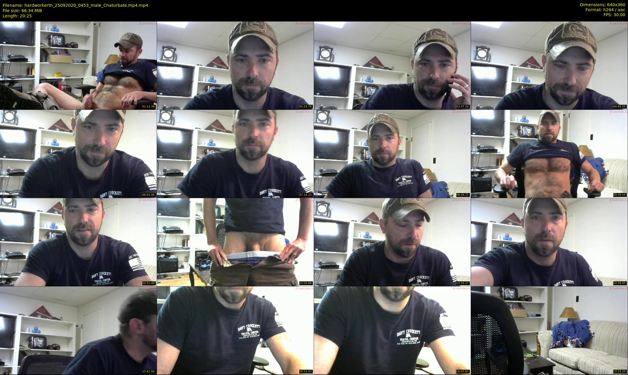 hardworkertn — 21 minute Chaturbate male cam show recording, 360p, Sep 25, 2020