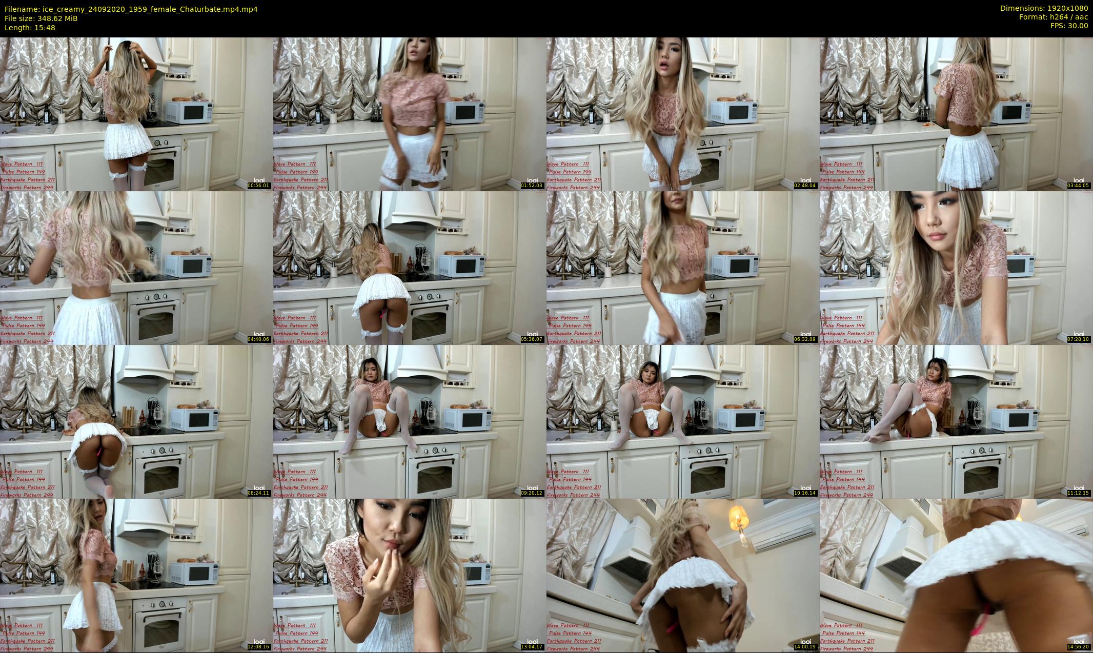 ice_creamy — 16 minute Chaturbate female cam show recording, 1080p, Sep 24, 2020