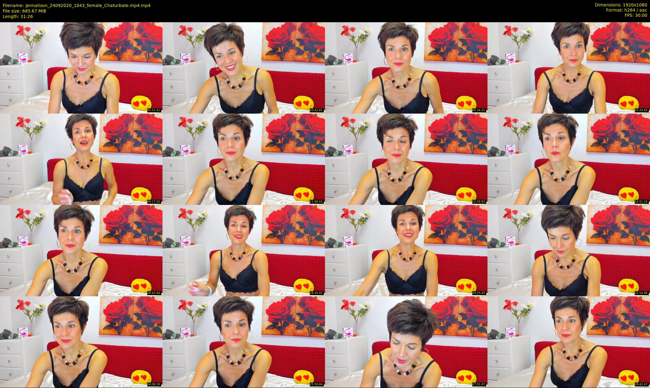jennalison — 32 minute Chaturbate female cam show recording, 1080p, Sep 24, 2020