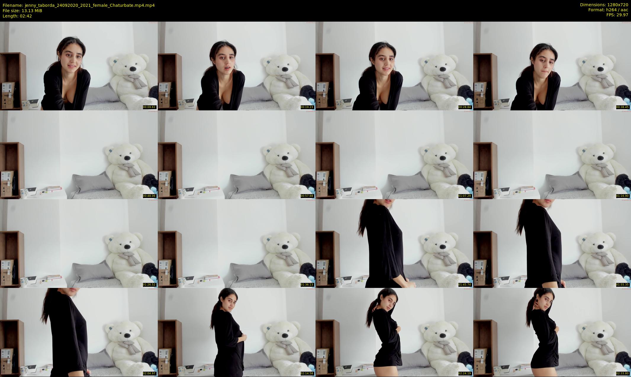 jenny_taborda — 3 minute Chaturbate female cam show recording, 720p, Sep 24, 2020