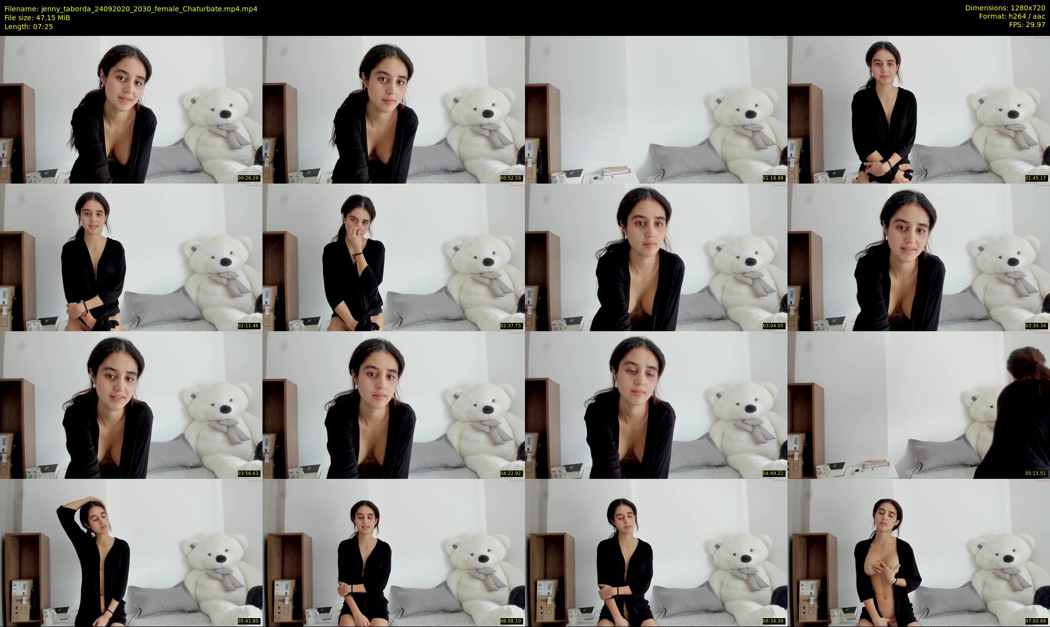 jenny_taborda — 8 minute Chaturbate female cam show recording, 720p, Sep 24, 2020