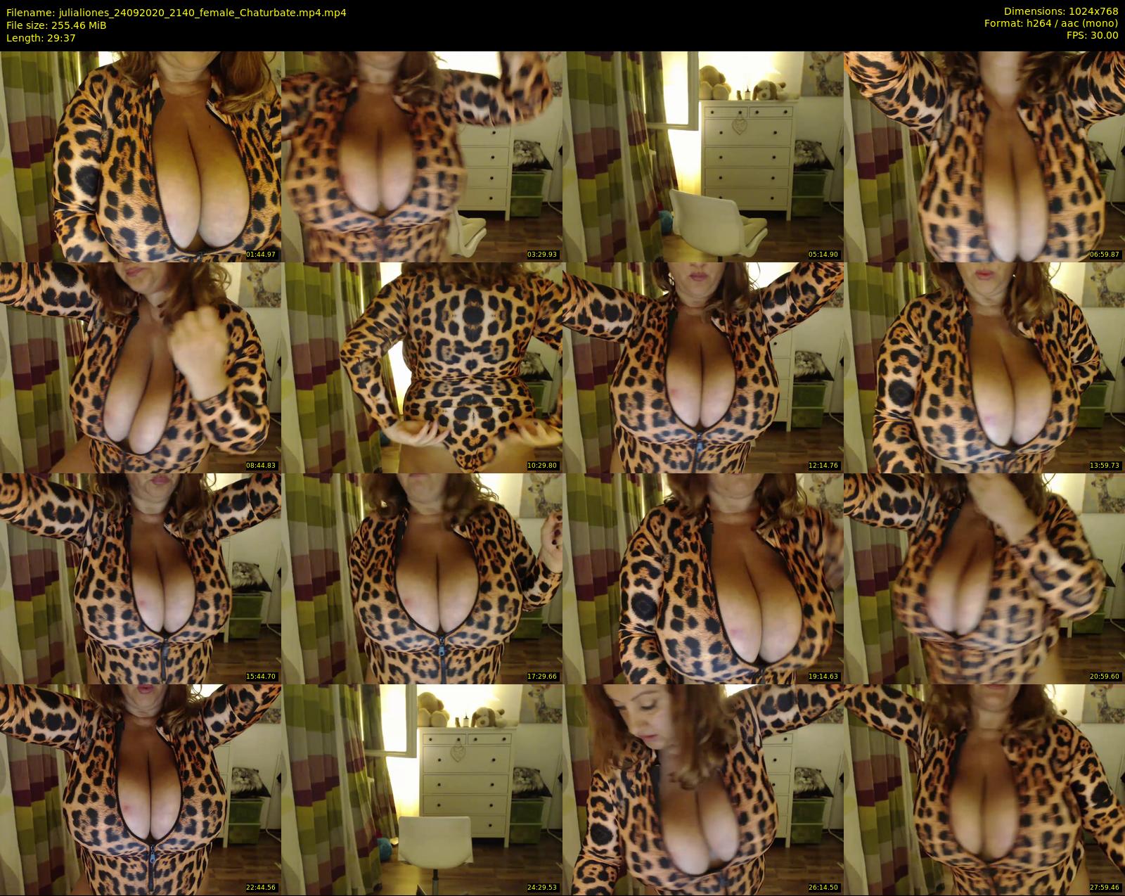 julialiones — 30 minute Chaturbate female cam show recording, 720p, Sep 24, 2020